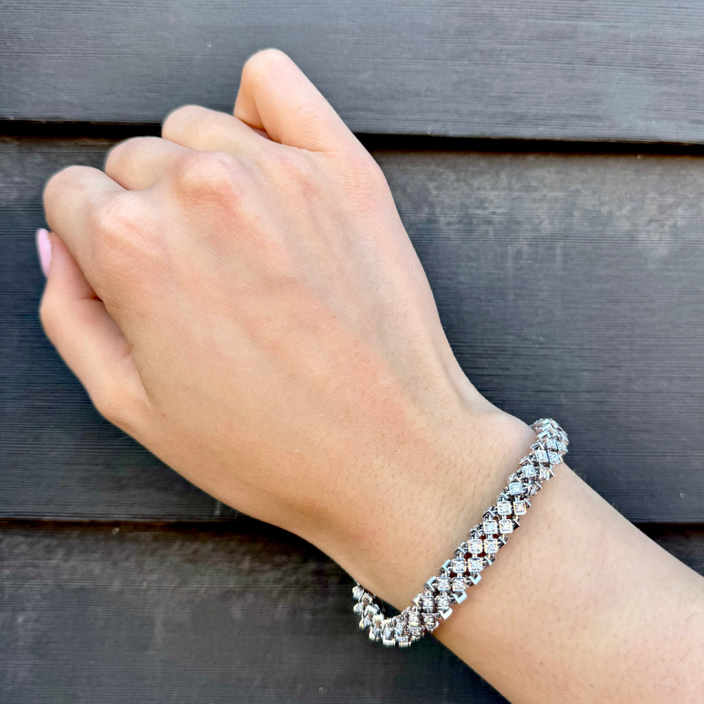 Diamond Snake Bracelet