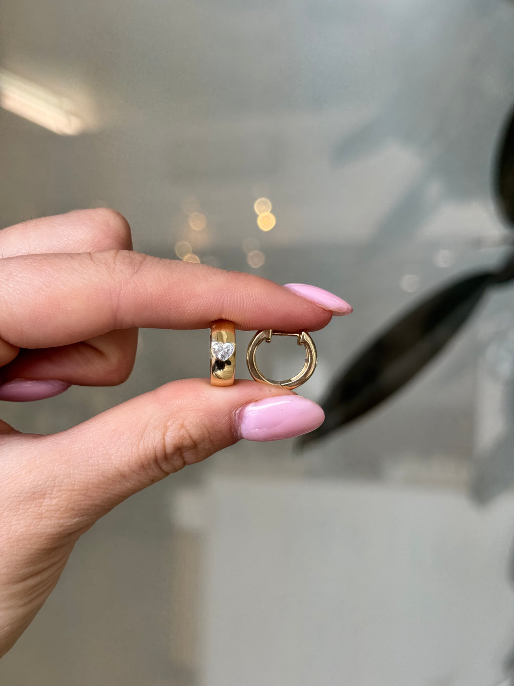 Diamond Heart Thick Huggies