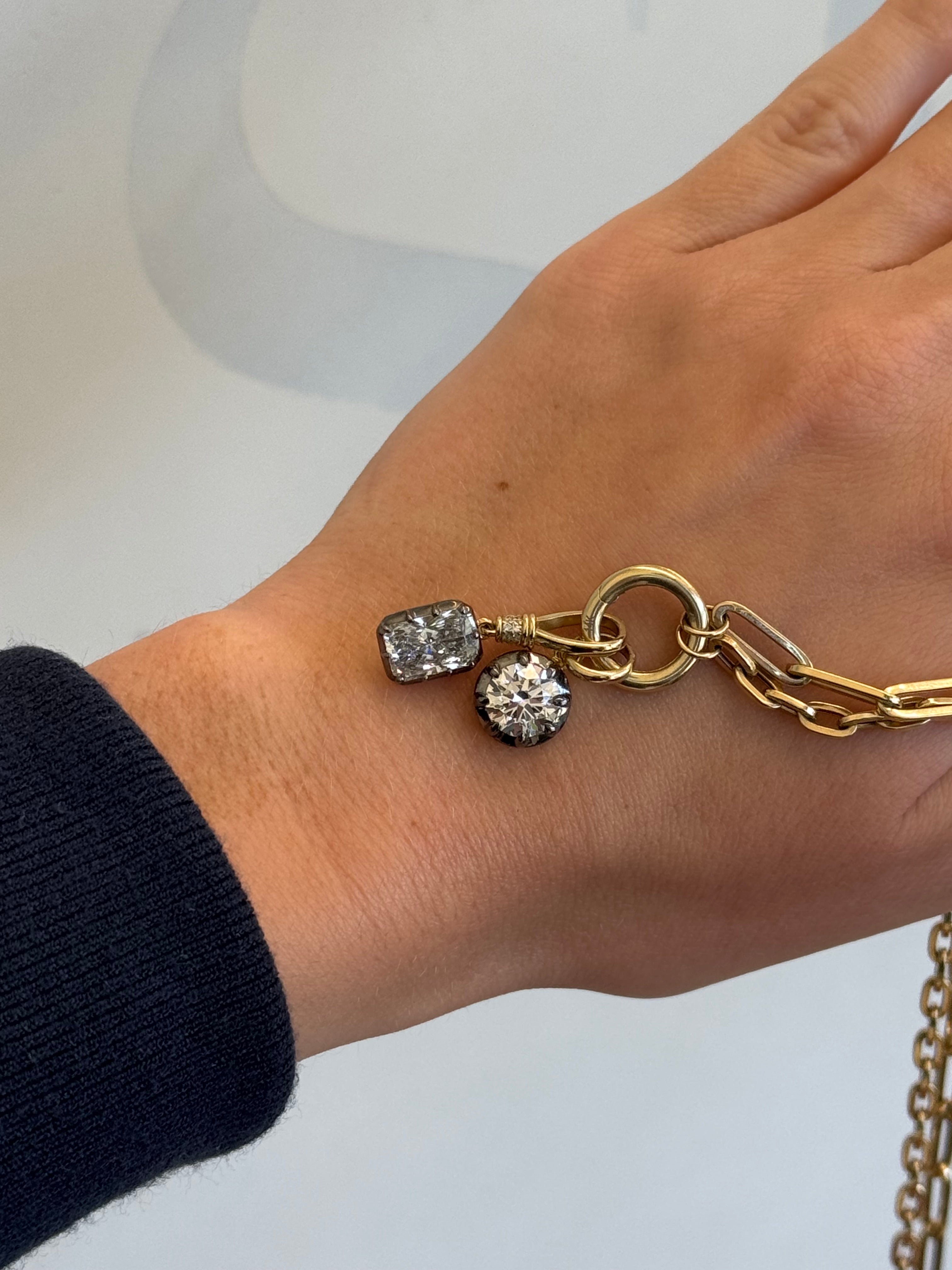 Georgian Round Diamond Pendant