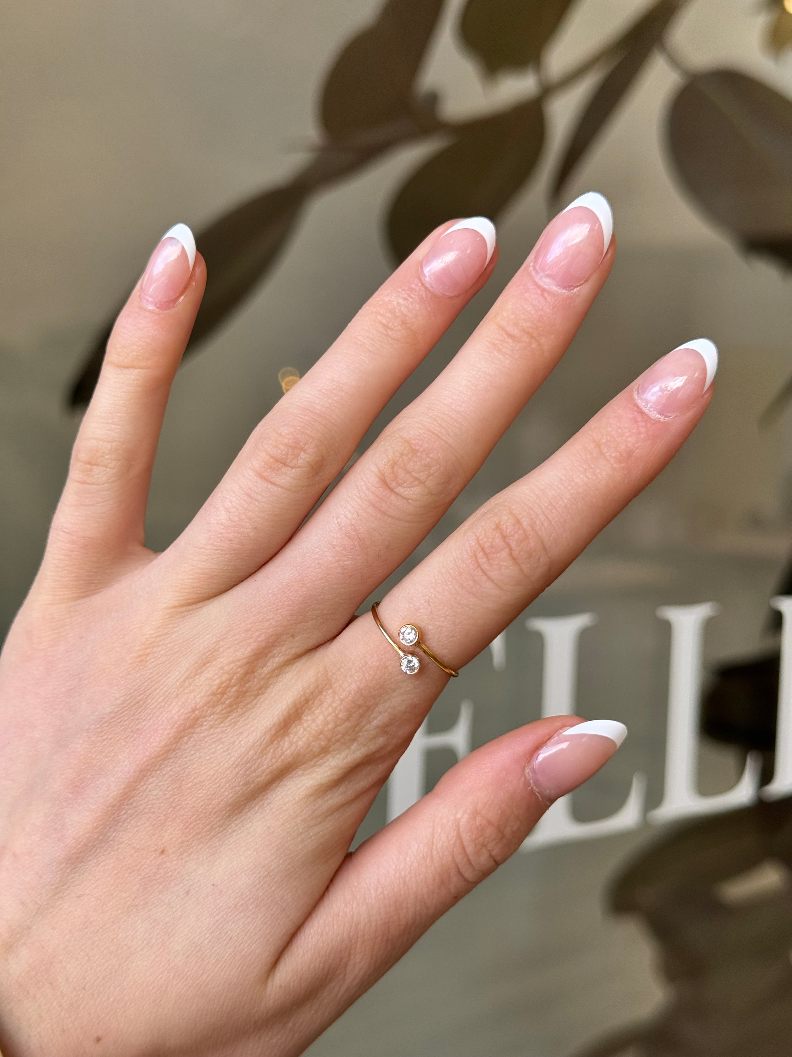 Adjustable CZ Wrap Ring