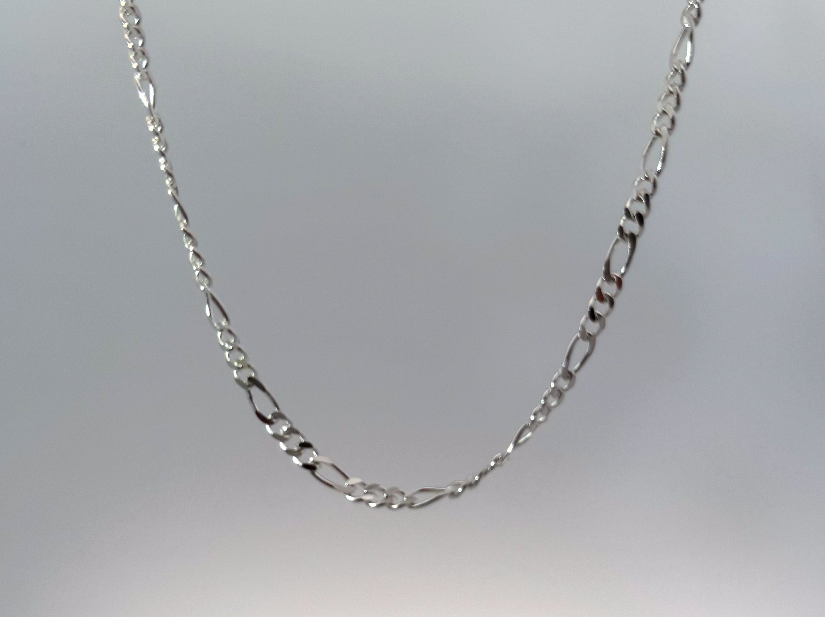 Sterling Figaro Necklace