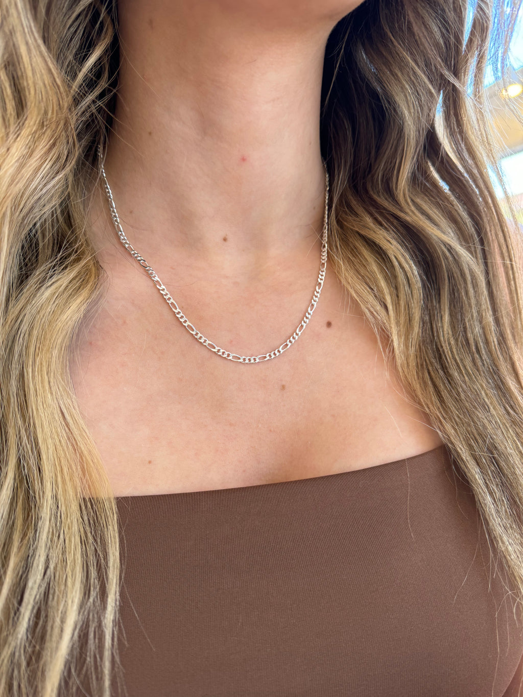 Sterling Figaro Necklace