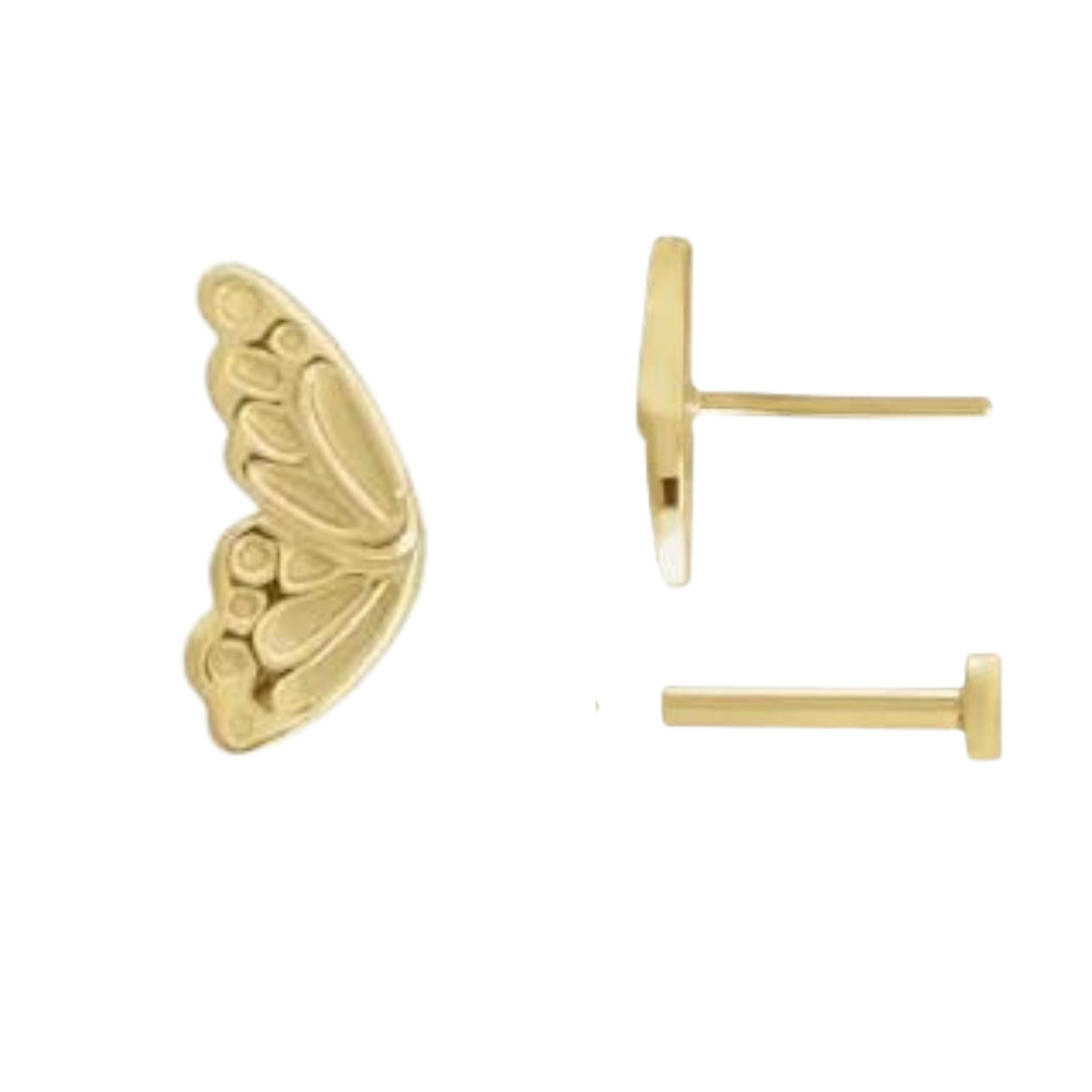 Butterfly Flat back studs