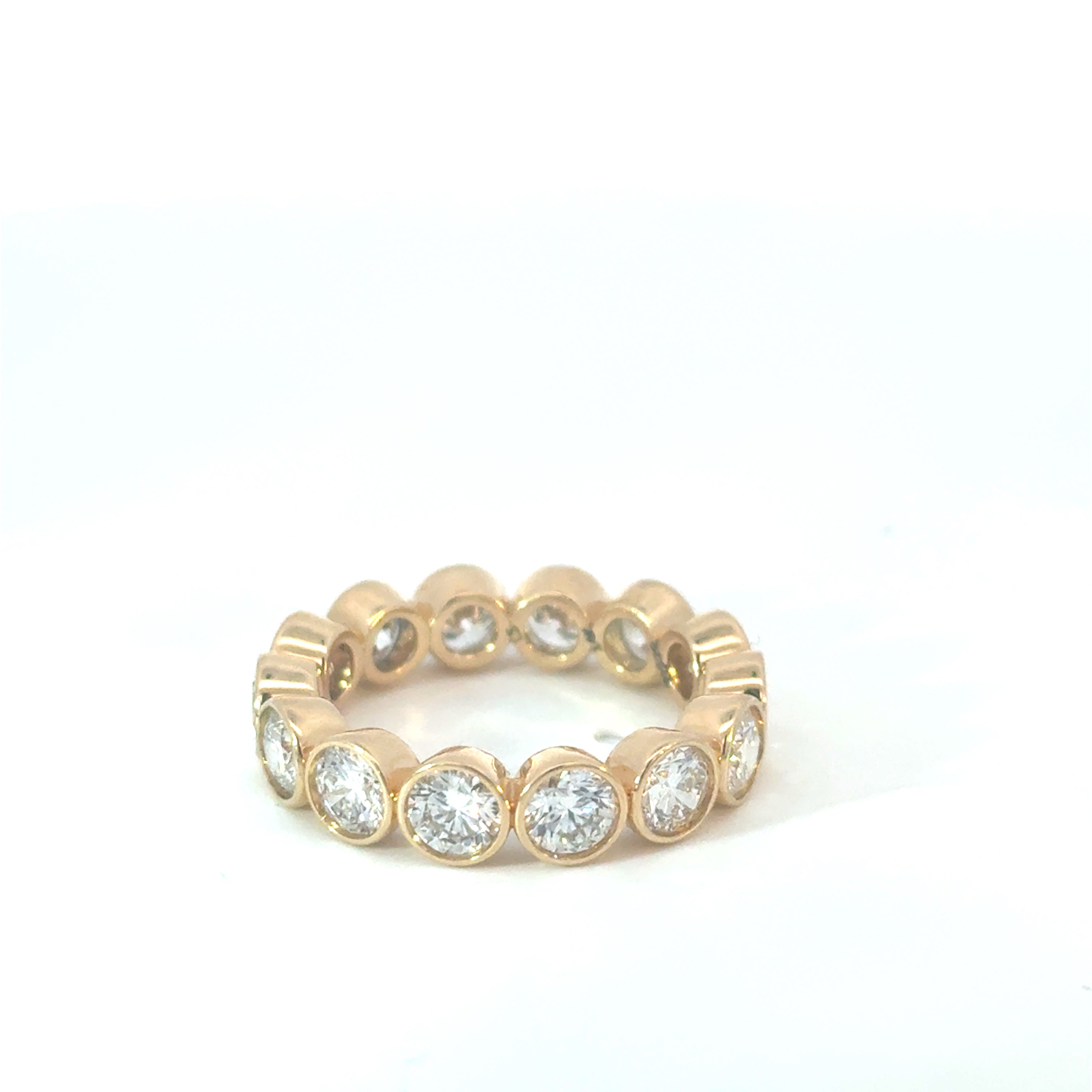 Round Cut Diamond Eternity Ring