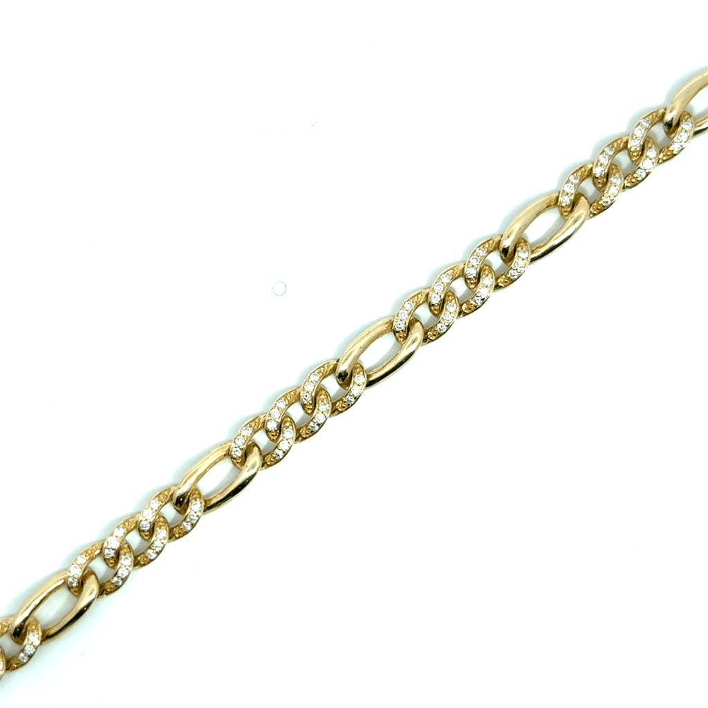 Diamond Figaro Bracelet