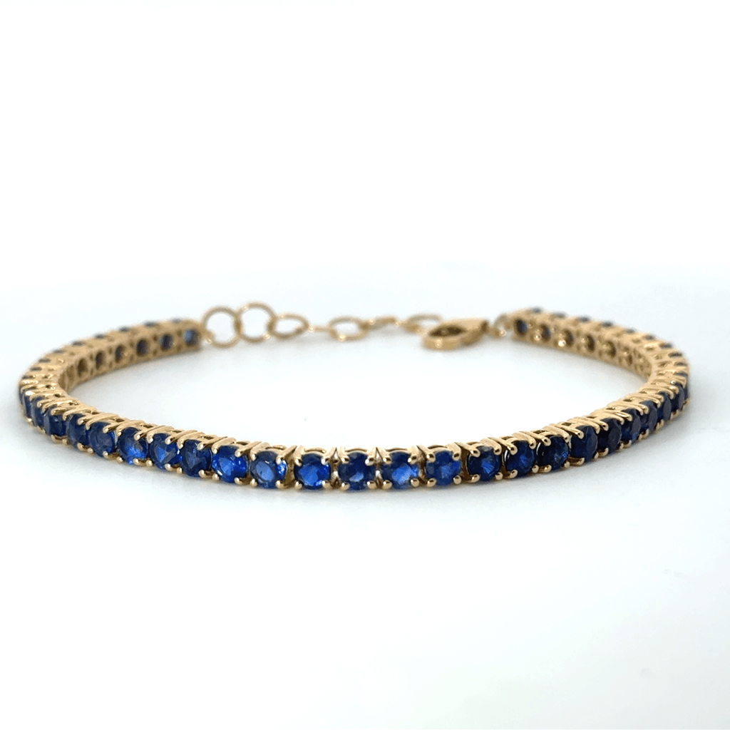Blue Sapphire Tennis Bracelet