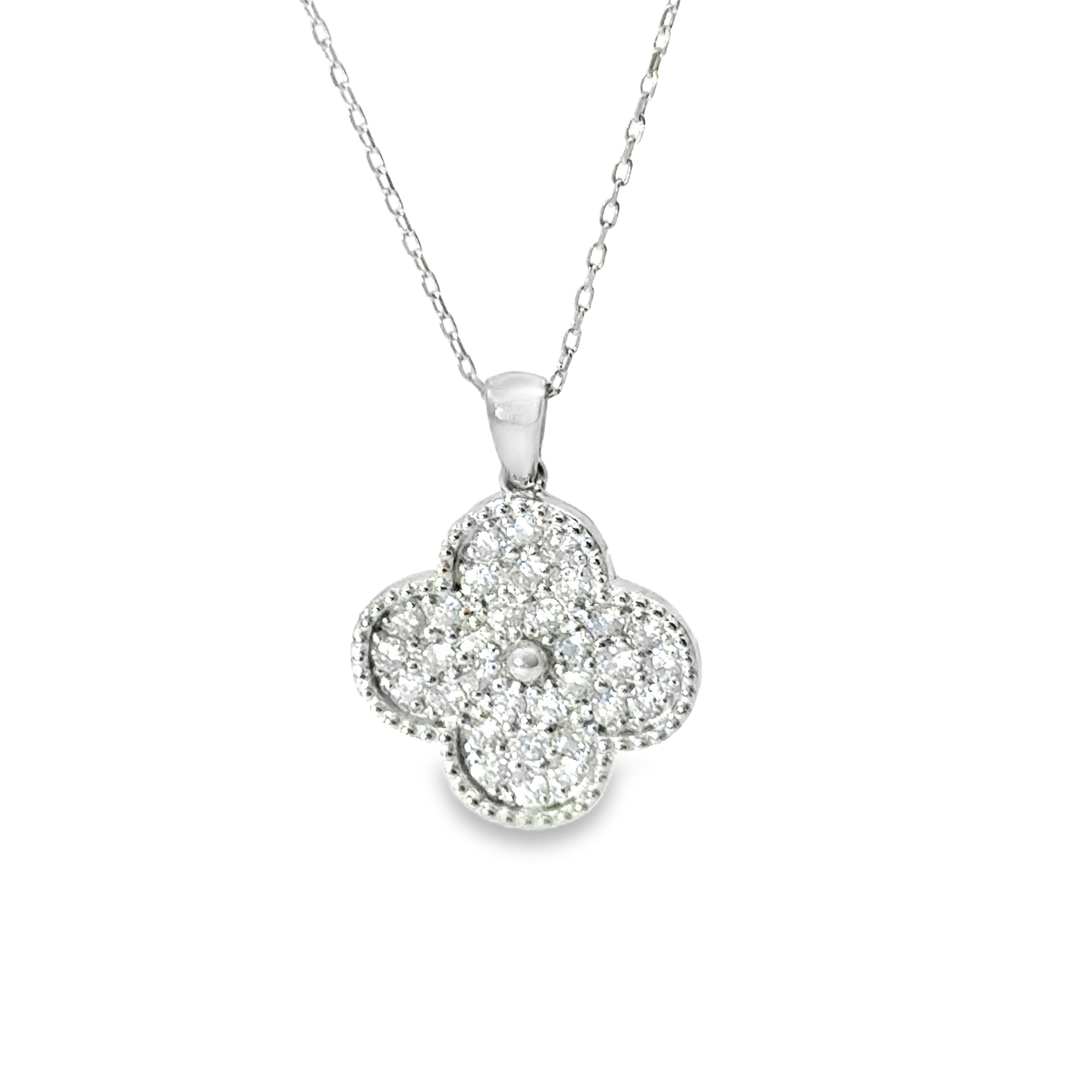 Diamond Clover Necklace