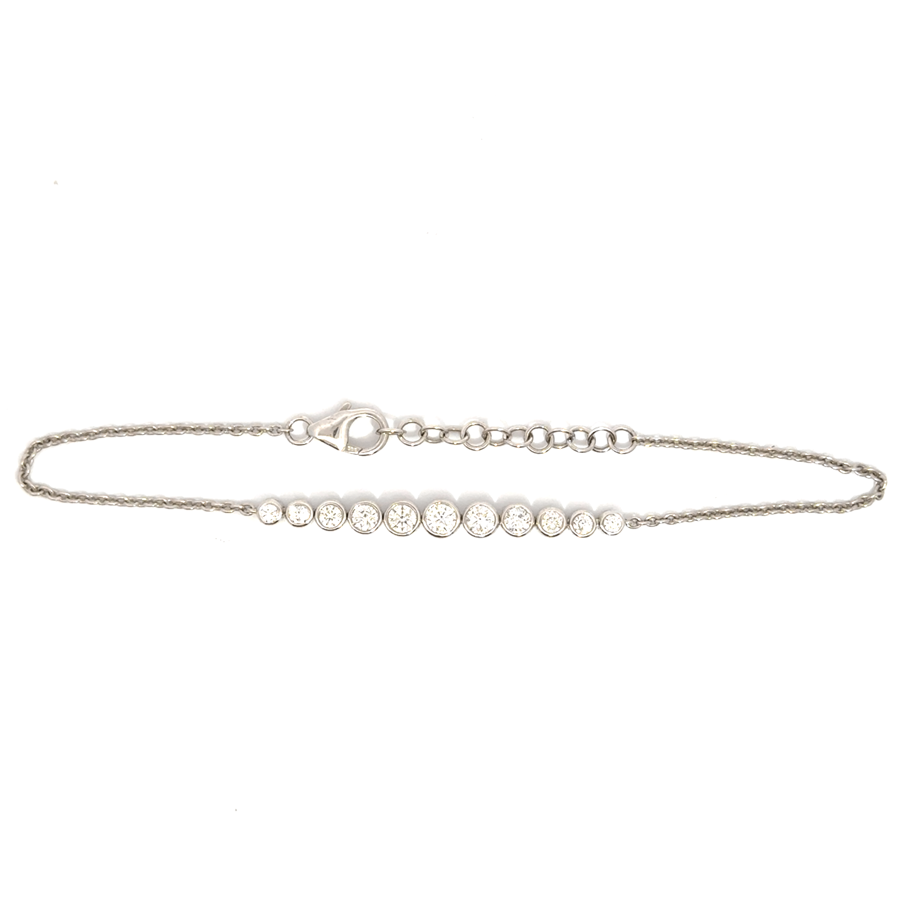 Diamond Bezel and Dainty Bracelet