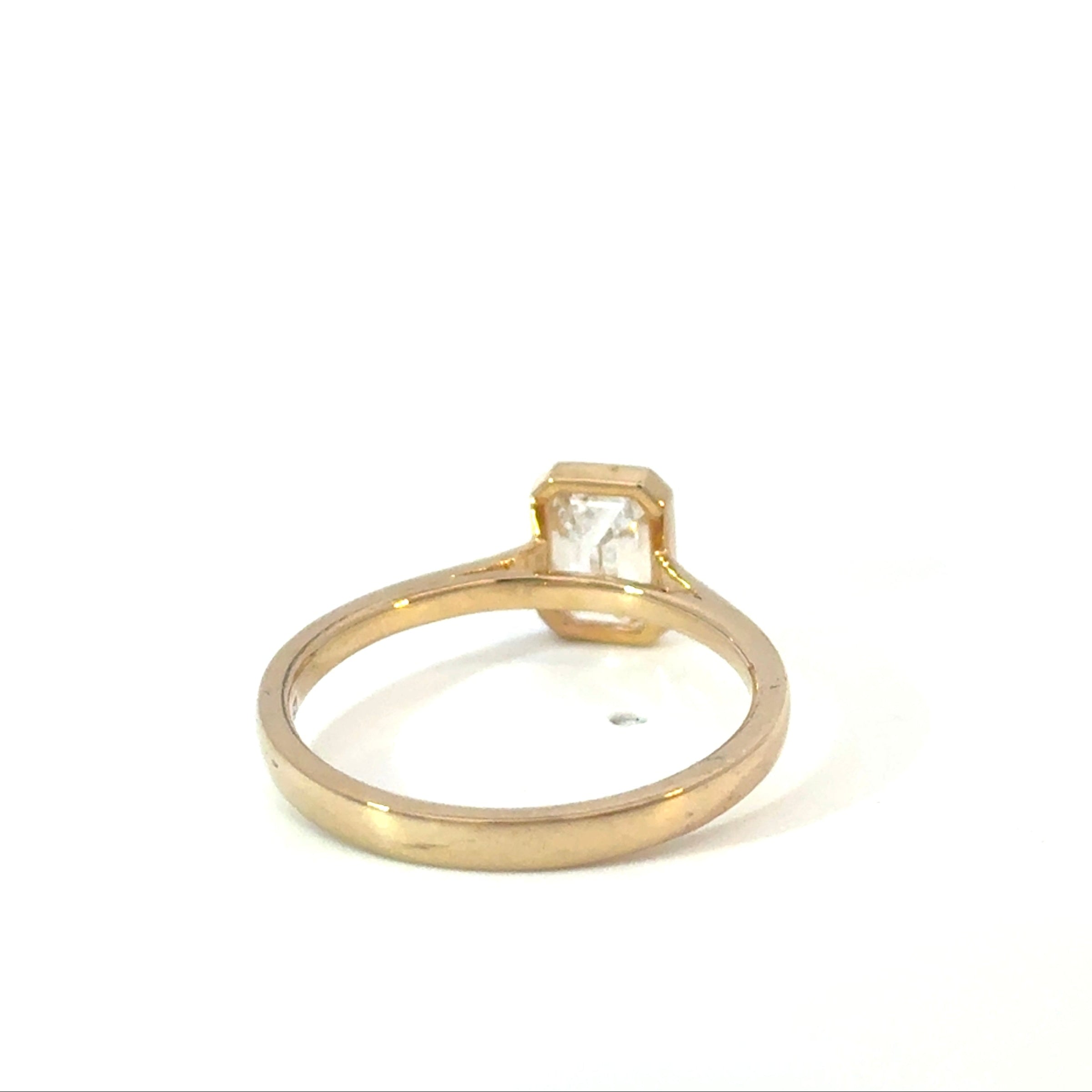 Emerald Cut Diamond Engagement Ring