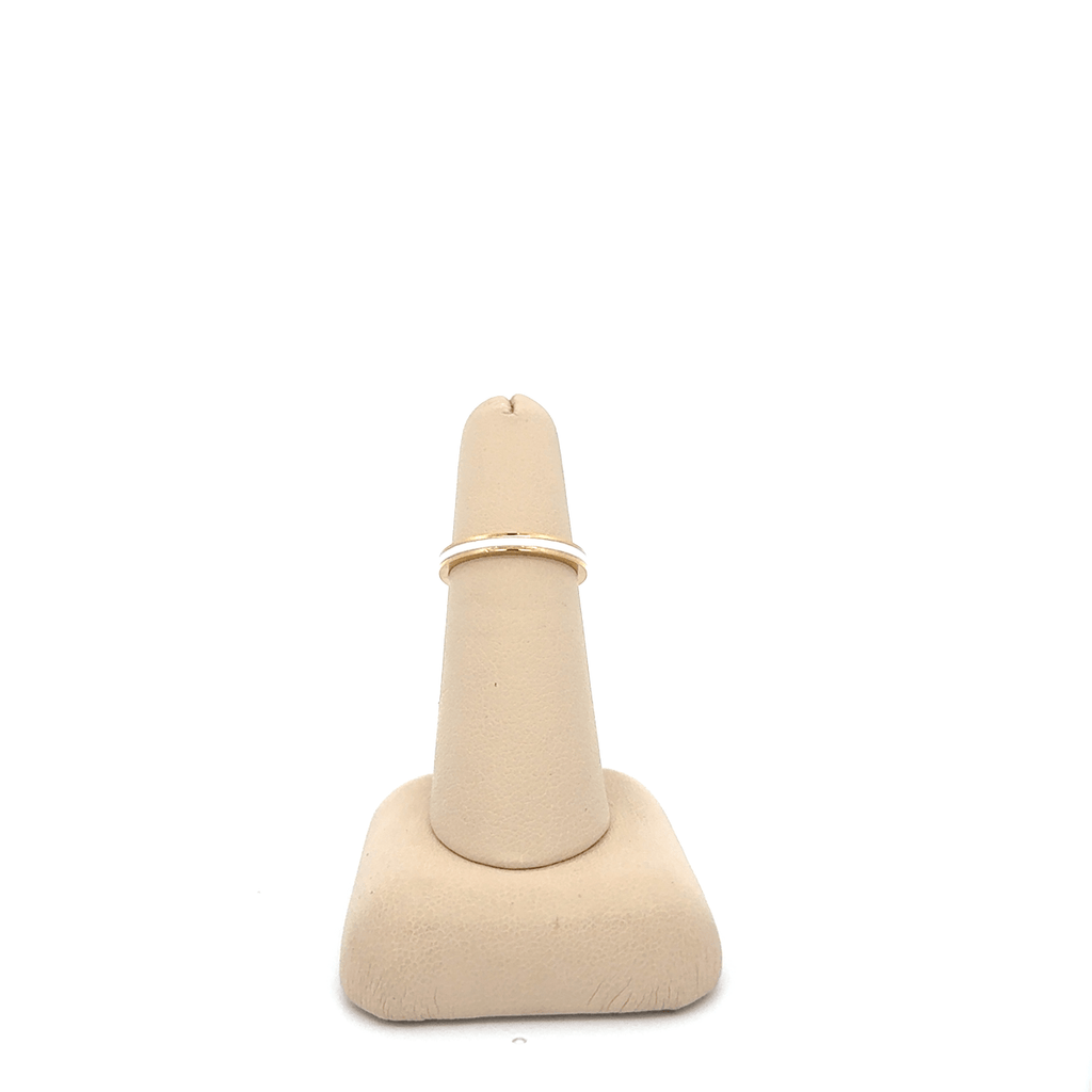 White Enamel Ring