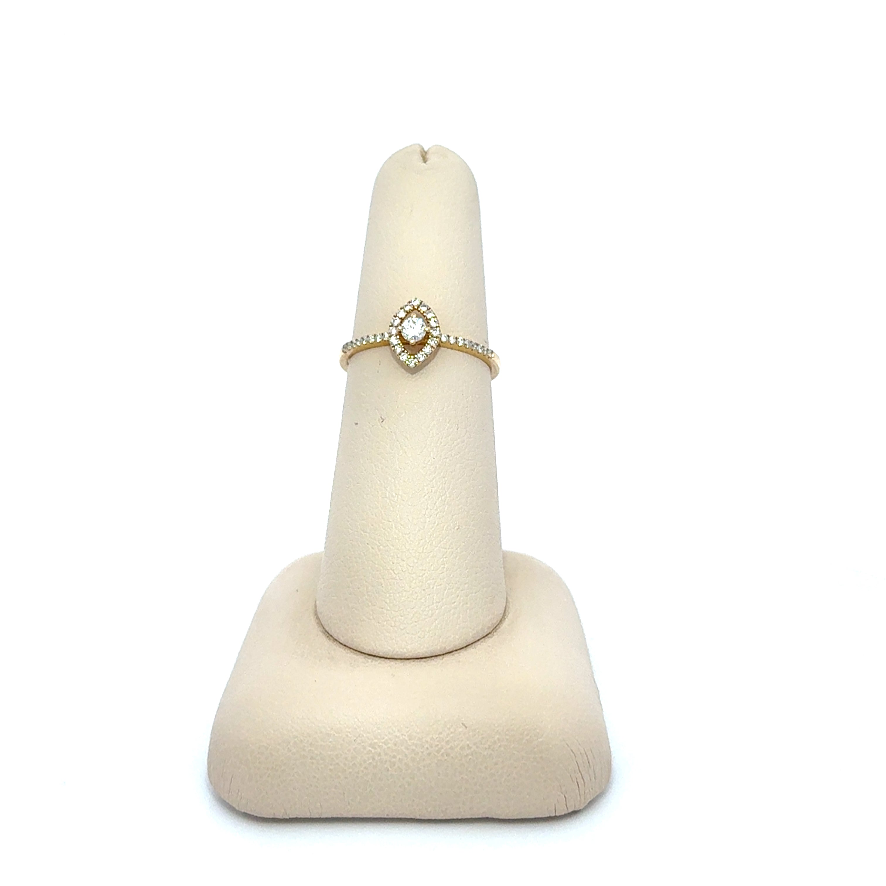 Marquise Diamond Halo Ring