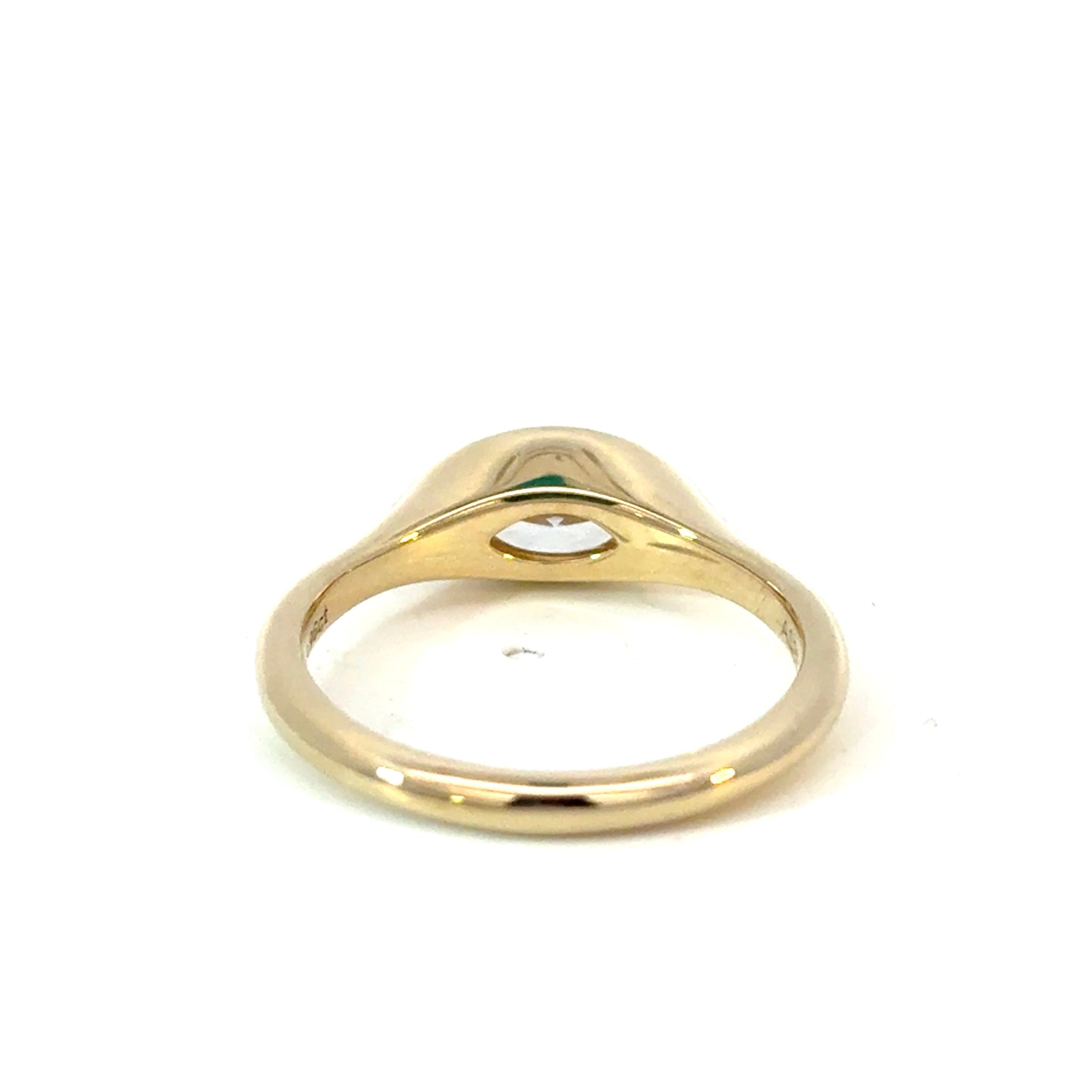 Marquise Bezel Diamond Engagement Ring