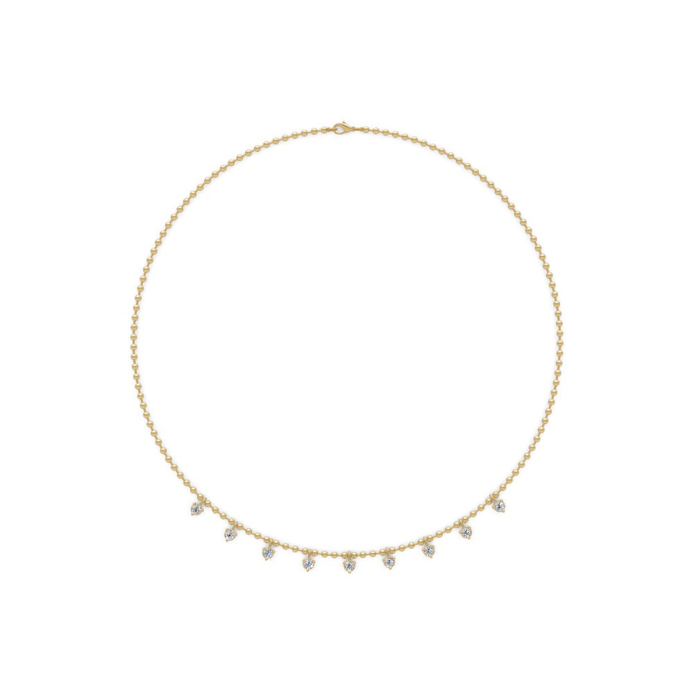 14k Snow Fall Diamond Necklace