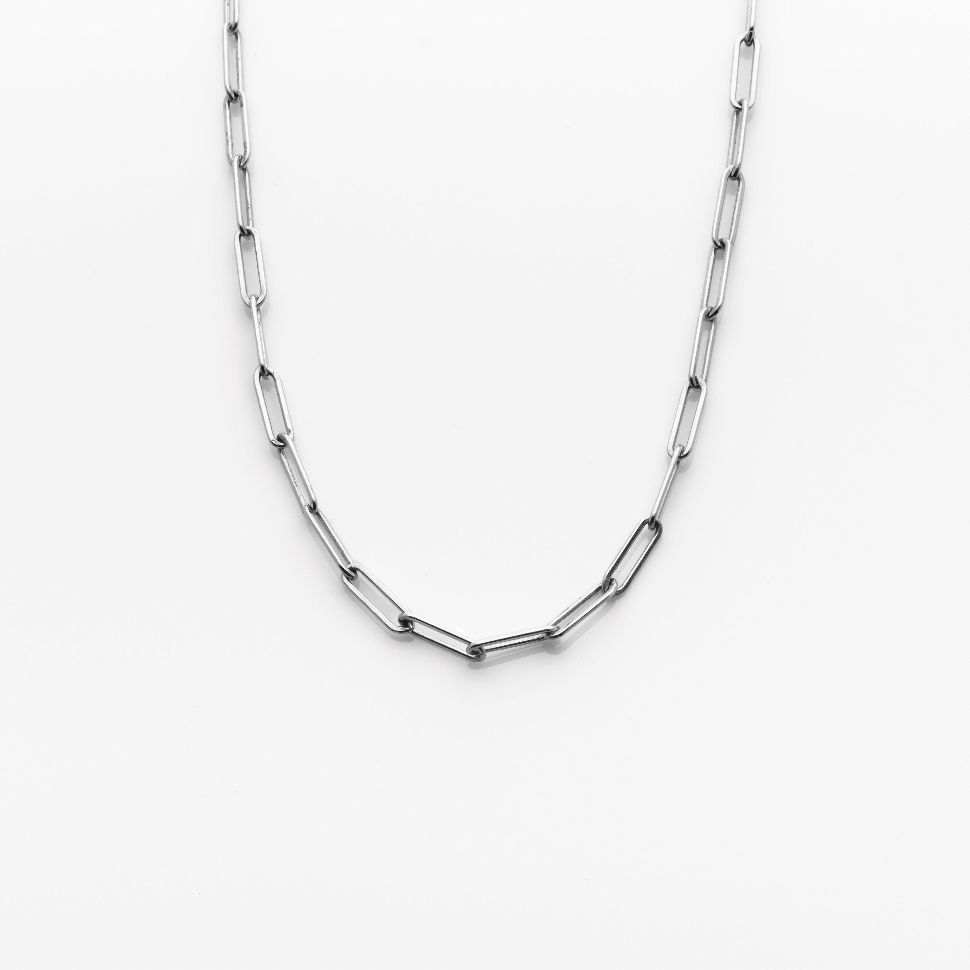 Solid Gold Flat Draw Chain - Nashelle