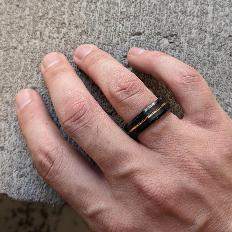 Tungsten 18k Band - Nashelle