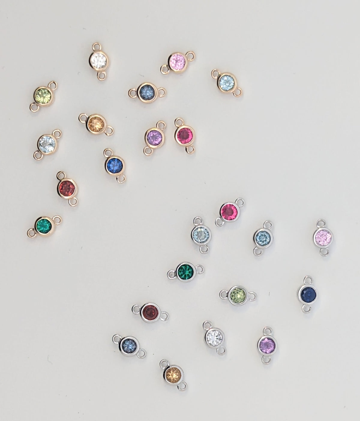 14K Birthstone Connector