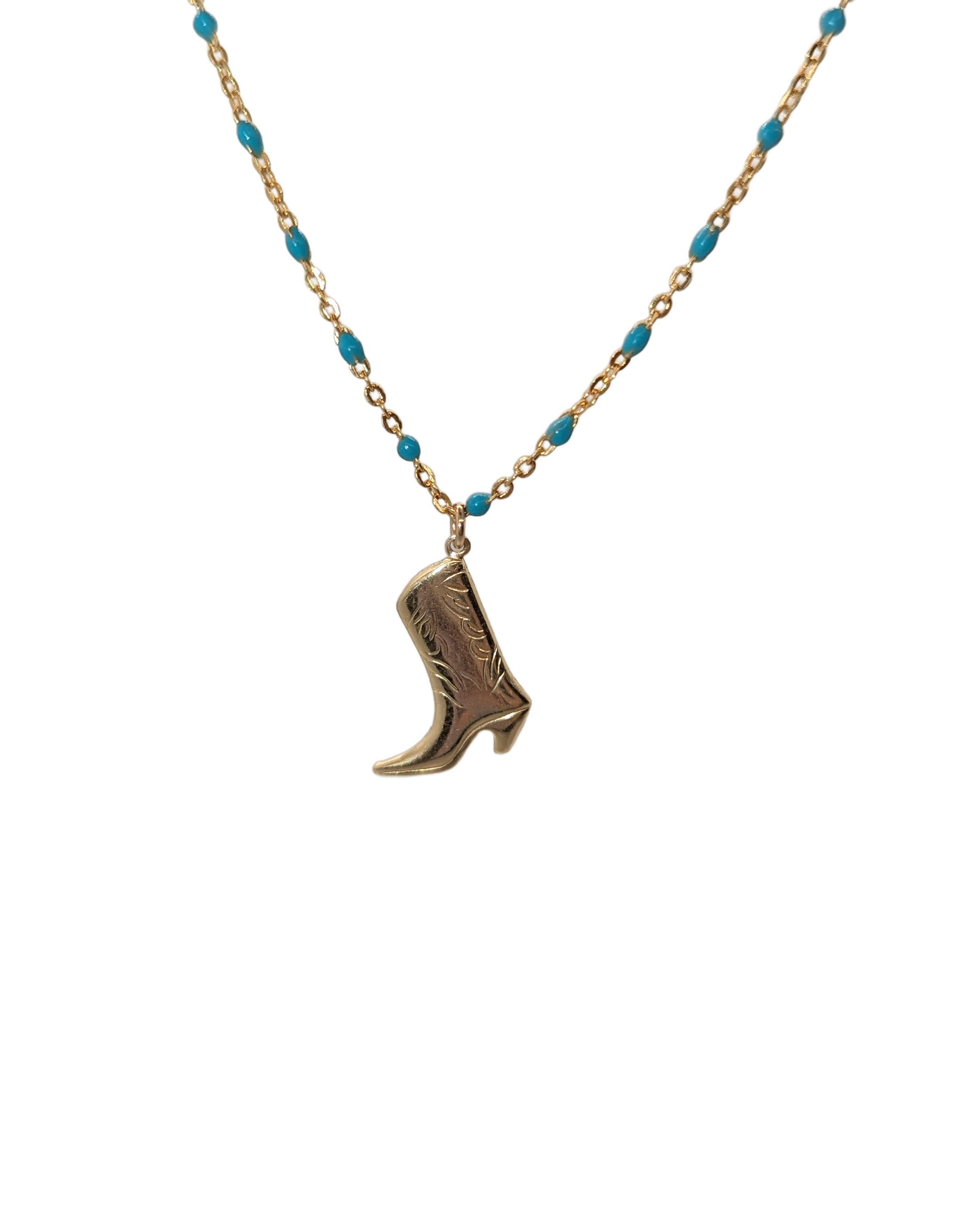 Cowgirl Boot Necklace