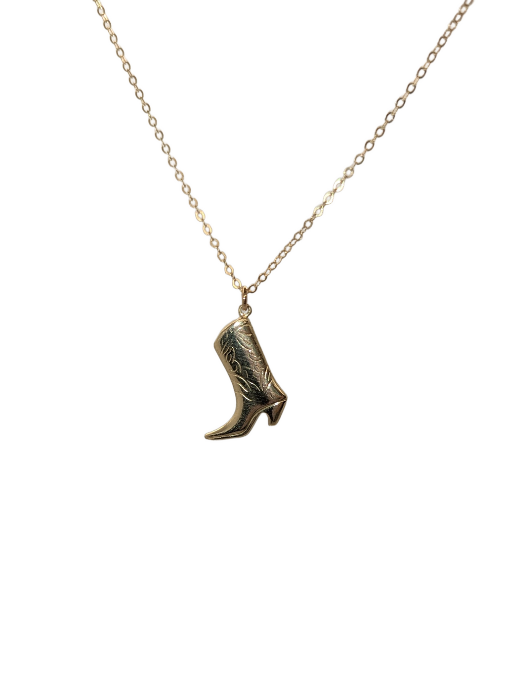 Cowgirl Boot Necklace