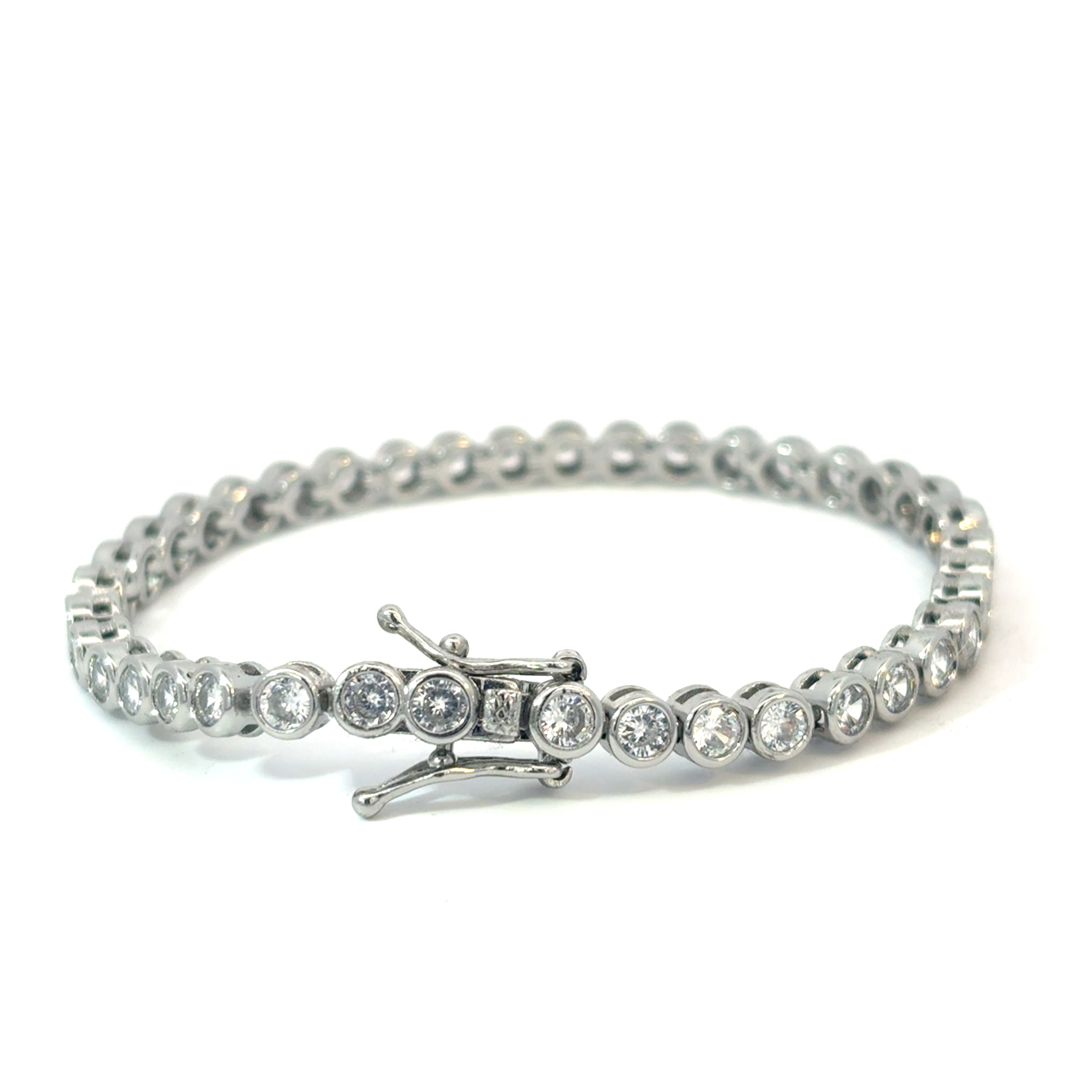 Cubic Zirconia Tennis Bracelet
