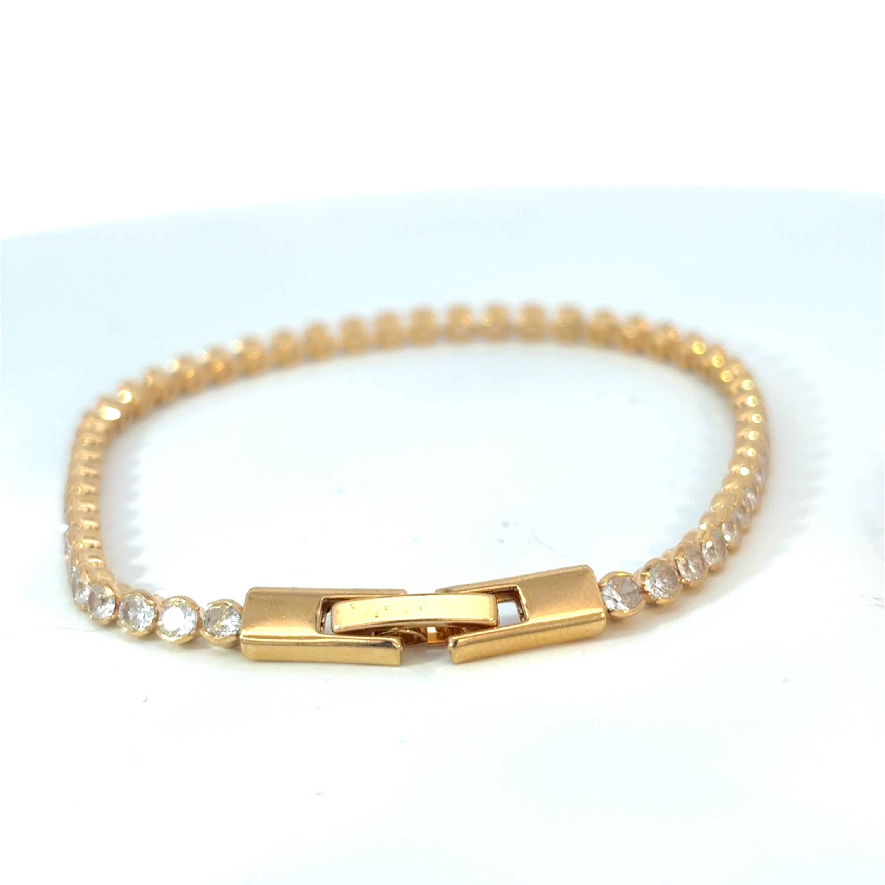 1.5mm Cubic Zirconia Tennis Bracelet – Nashelle