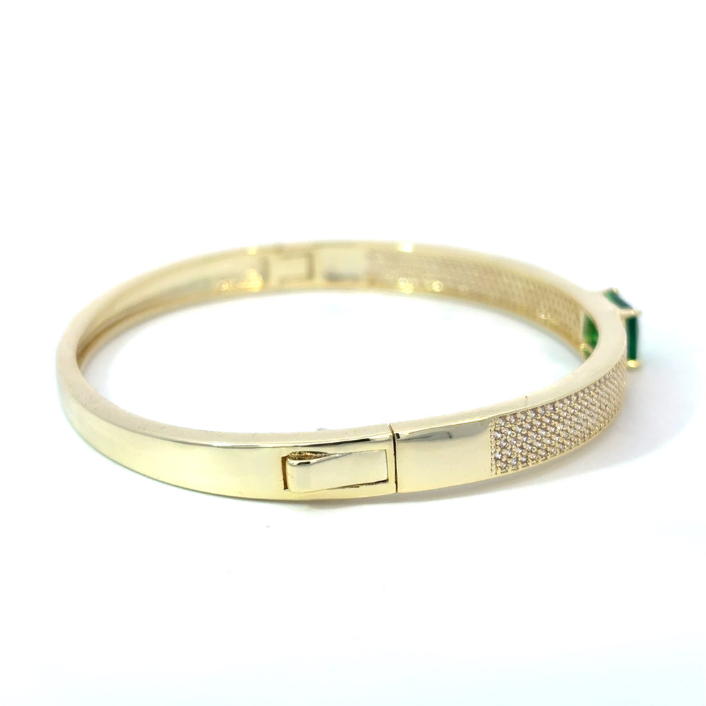 Accented Clasping Bangle