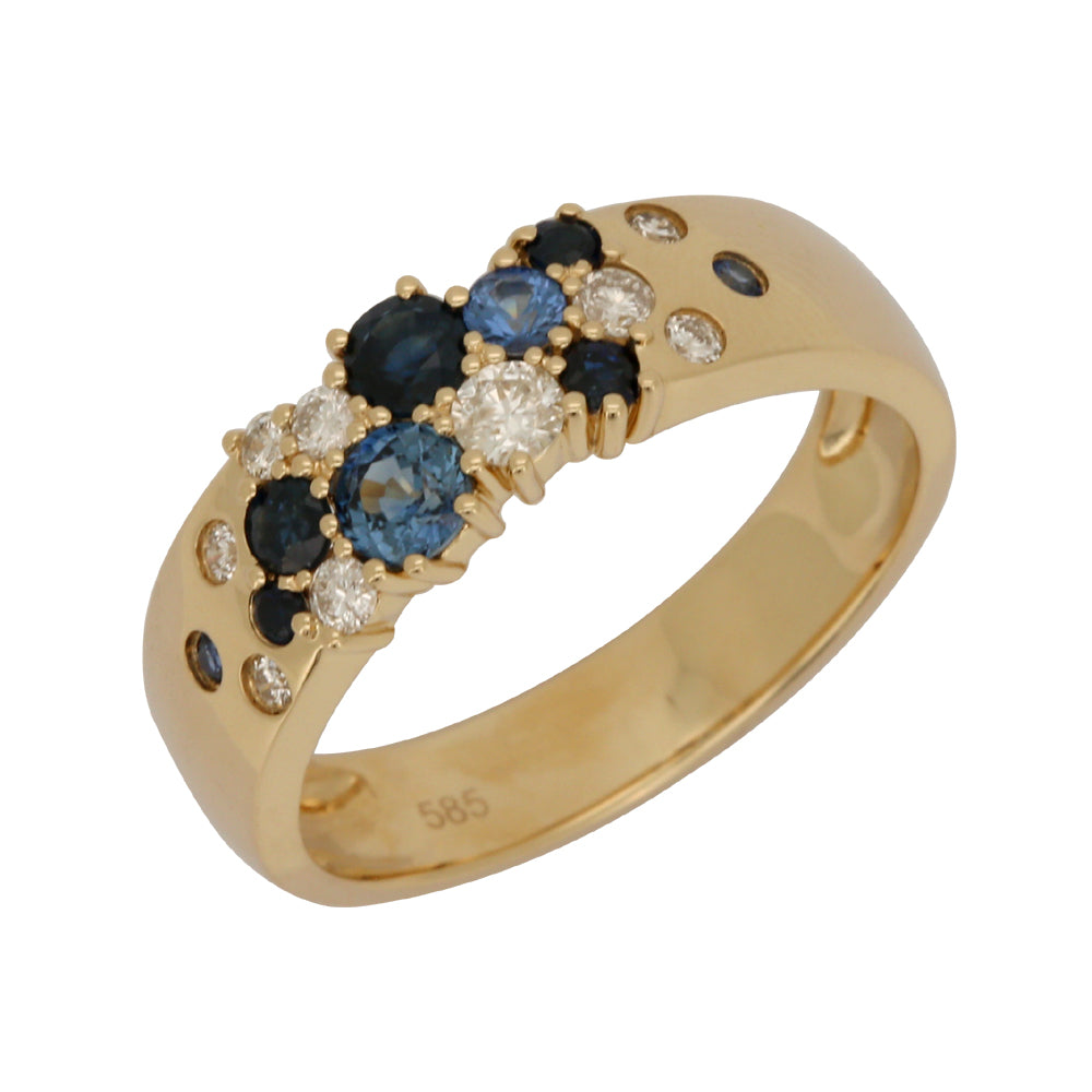 Sapphire English Garden Ring