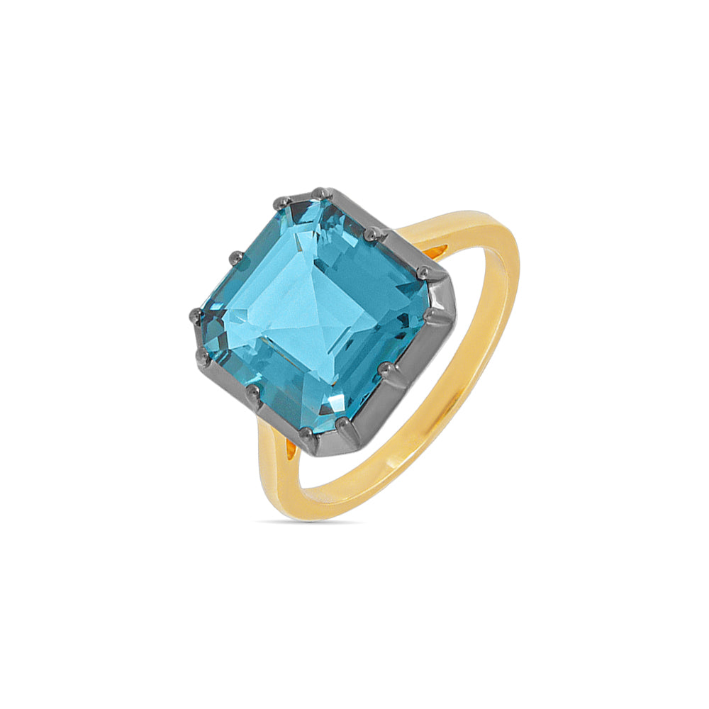 Georgian Blue Topaz Pendant