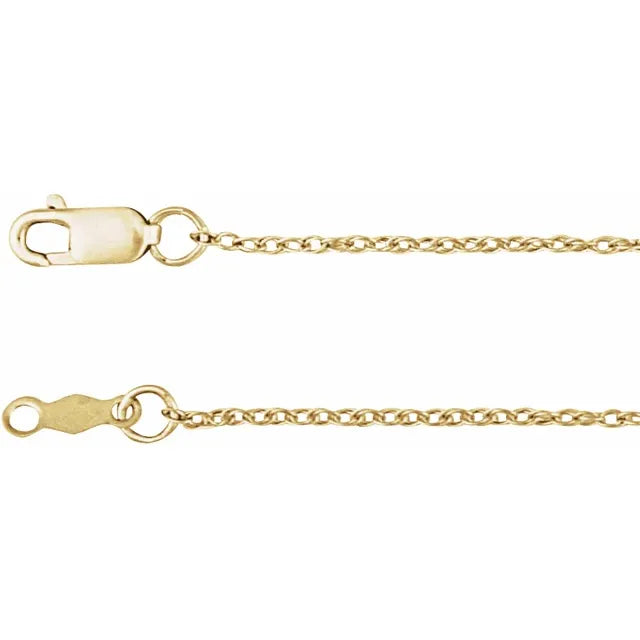 14K Dainty Rope Chain
