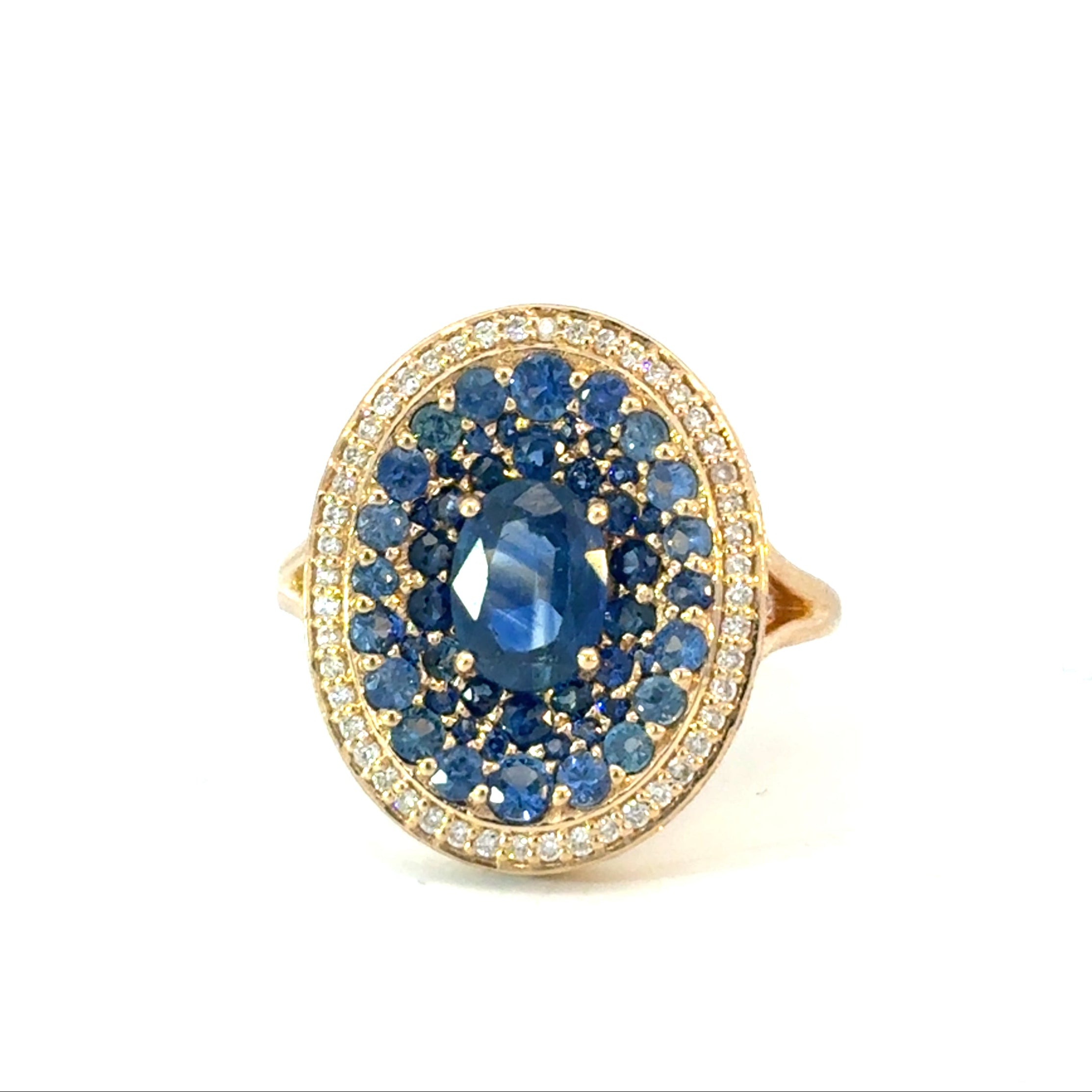Sapphire & Diamond Ring