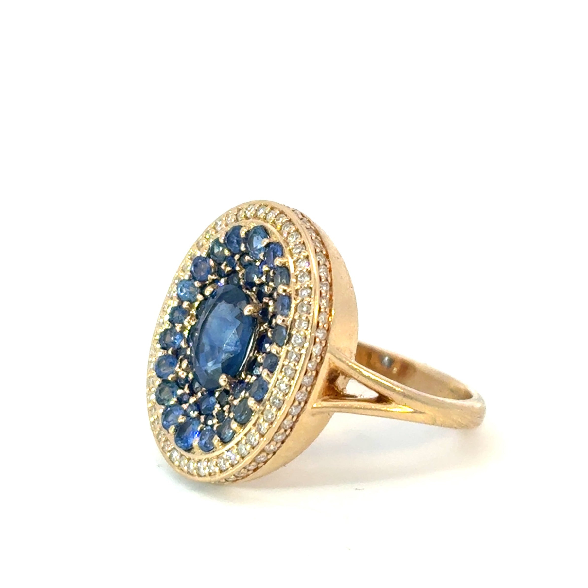 Sapphire & Diamond Ring