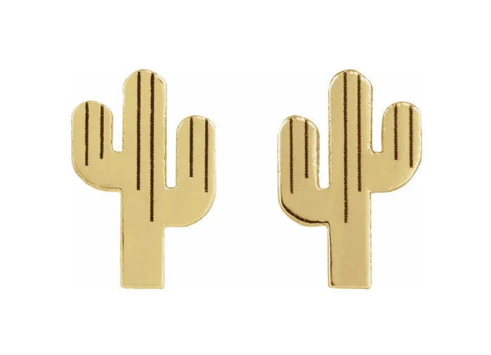 Cactus Flat Back Studs