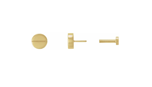 Flat Head Screw Flat Back Studs