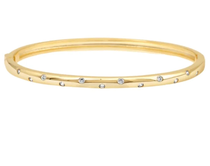 CZ Inlay Bangle