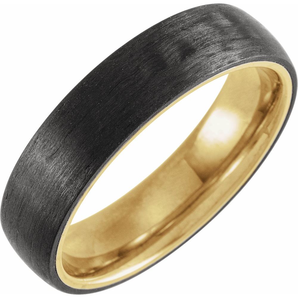 Half Round Black Band