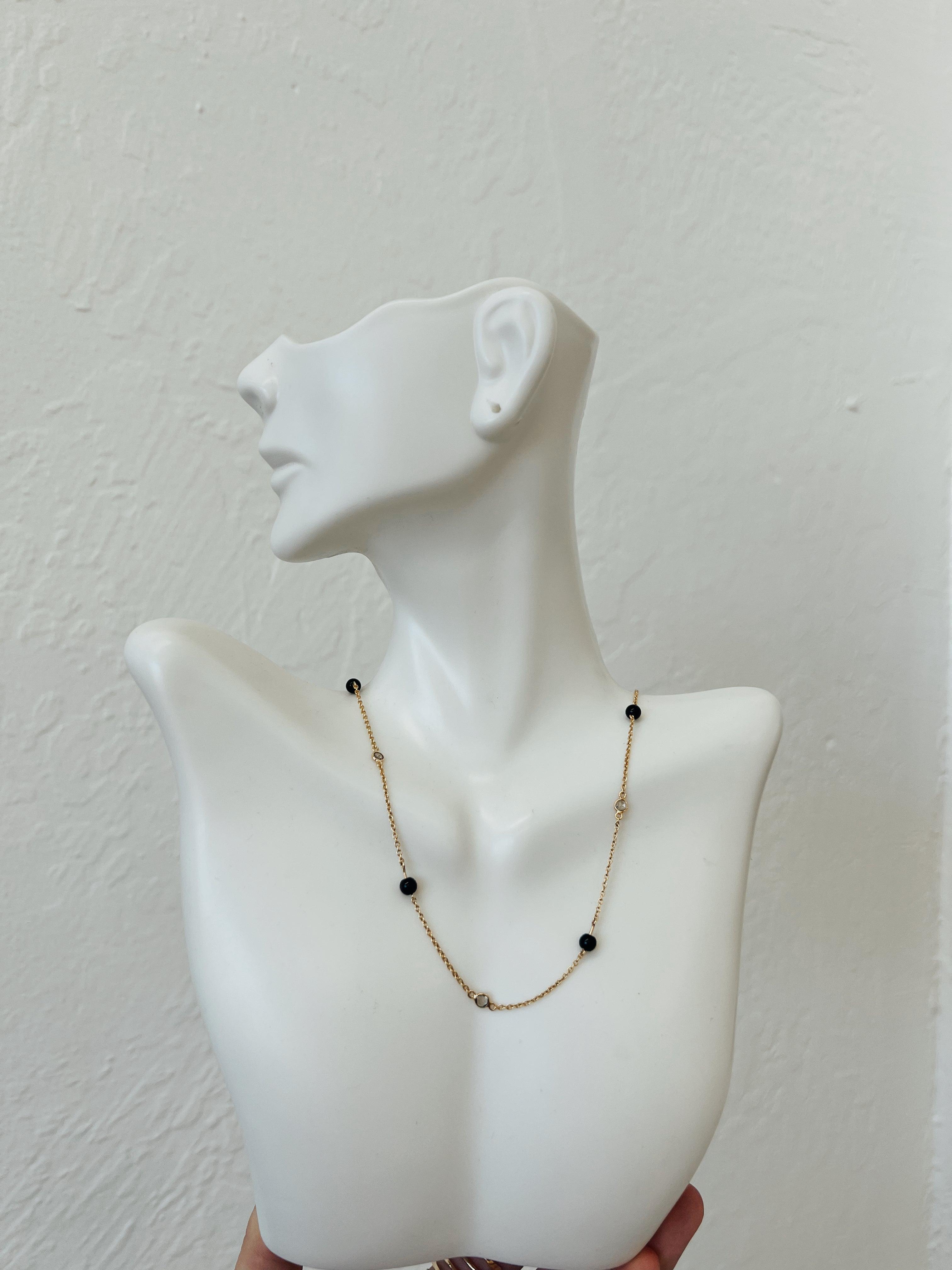 Ball and Diamond Choker - Nashelle
