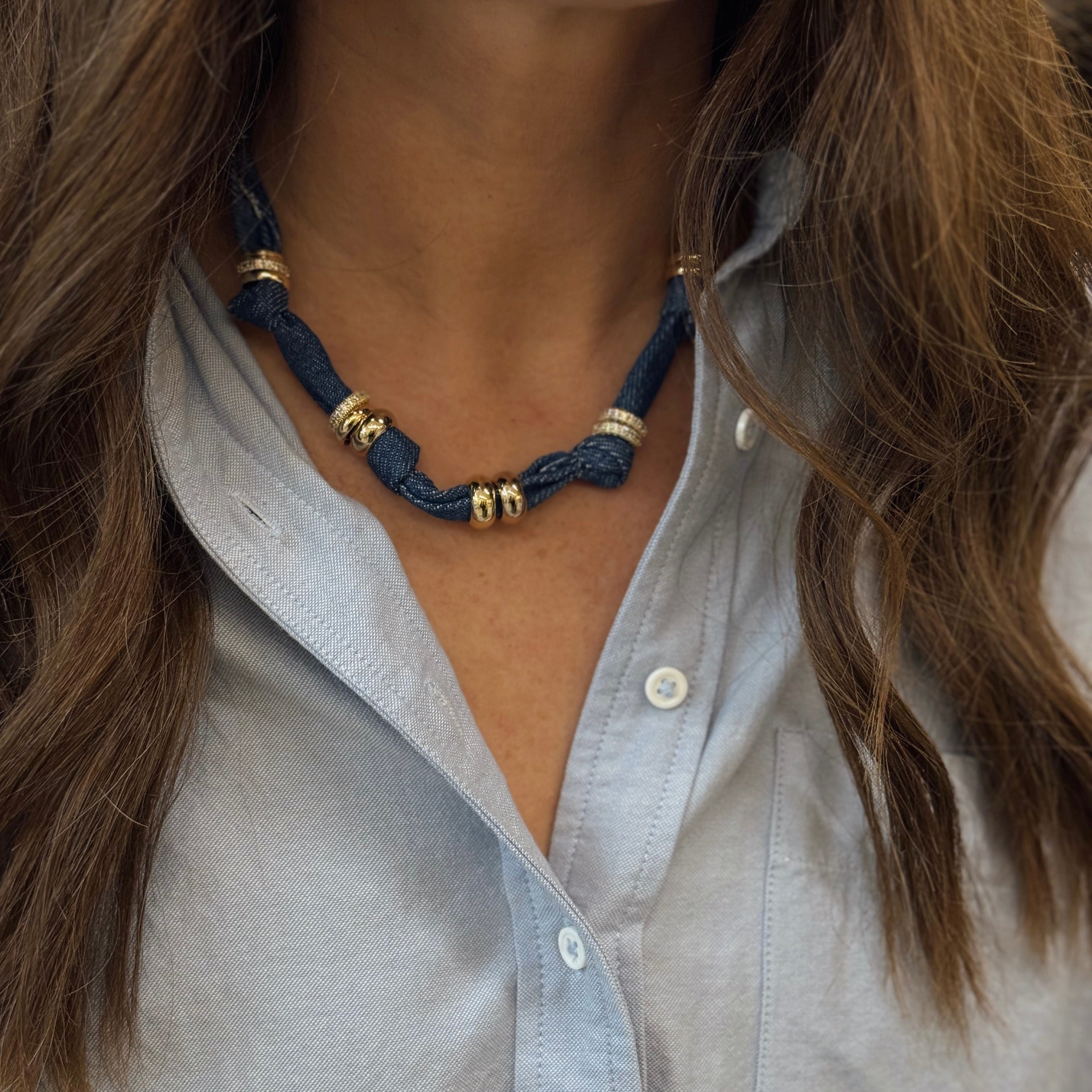 Bandana Tube Necklace