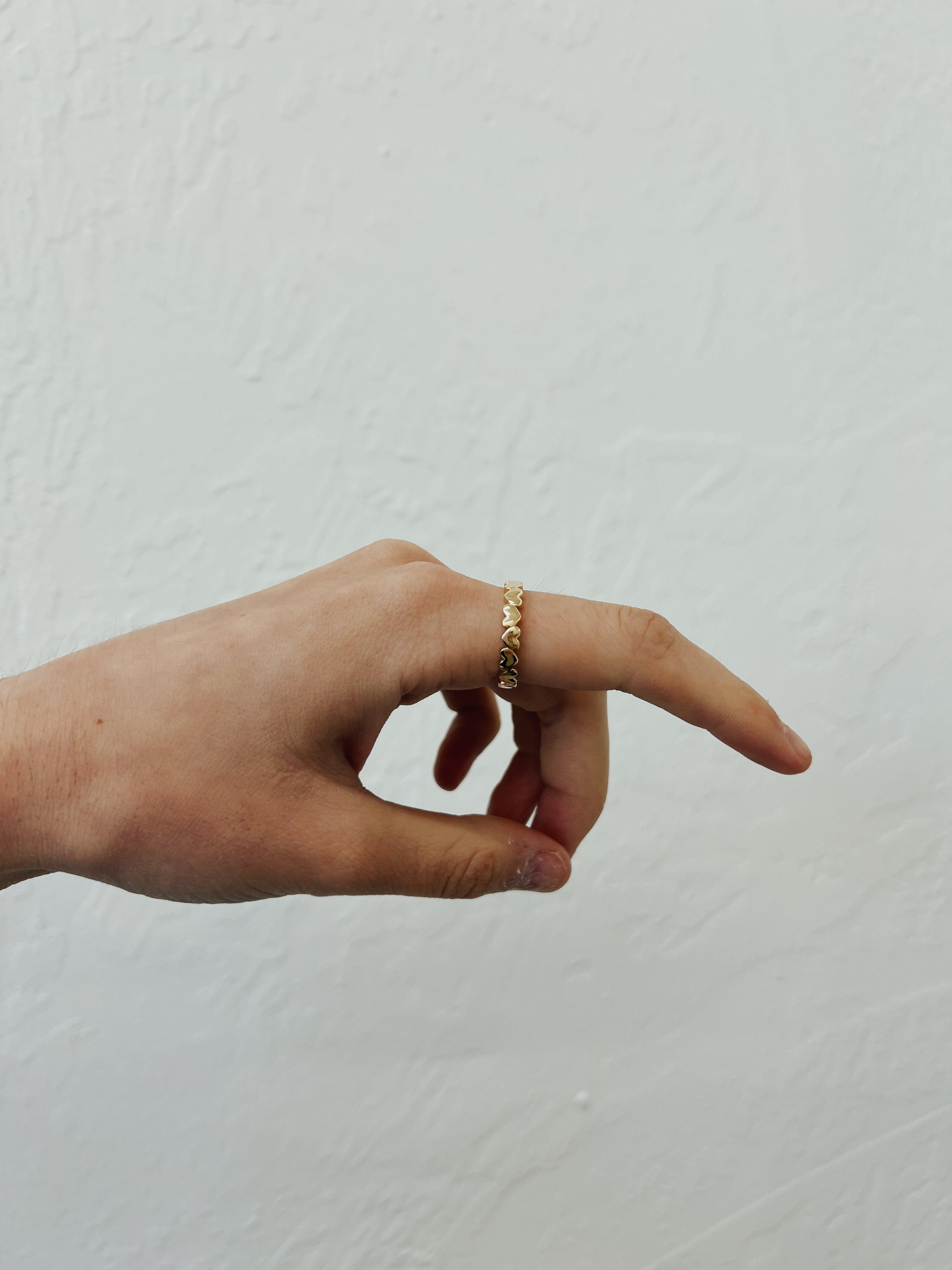 Heart Stack Ring - Nashelle