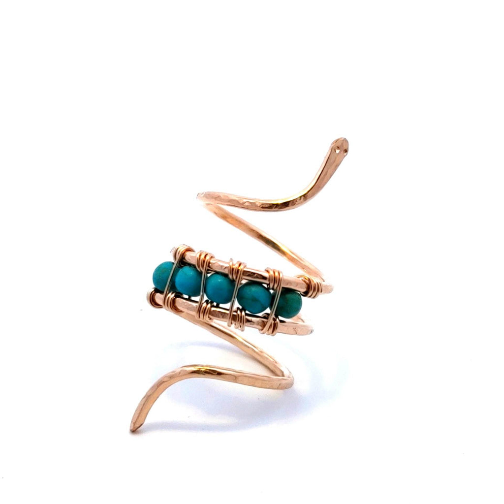 Beaded Snake Ring