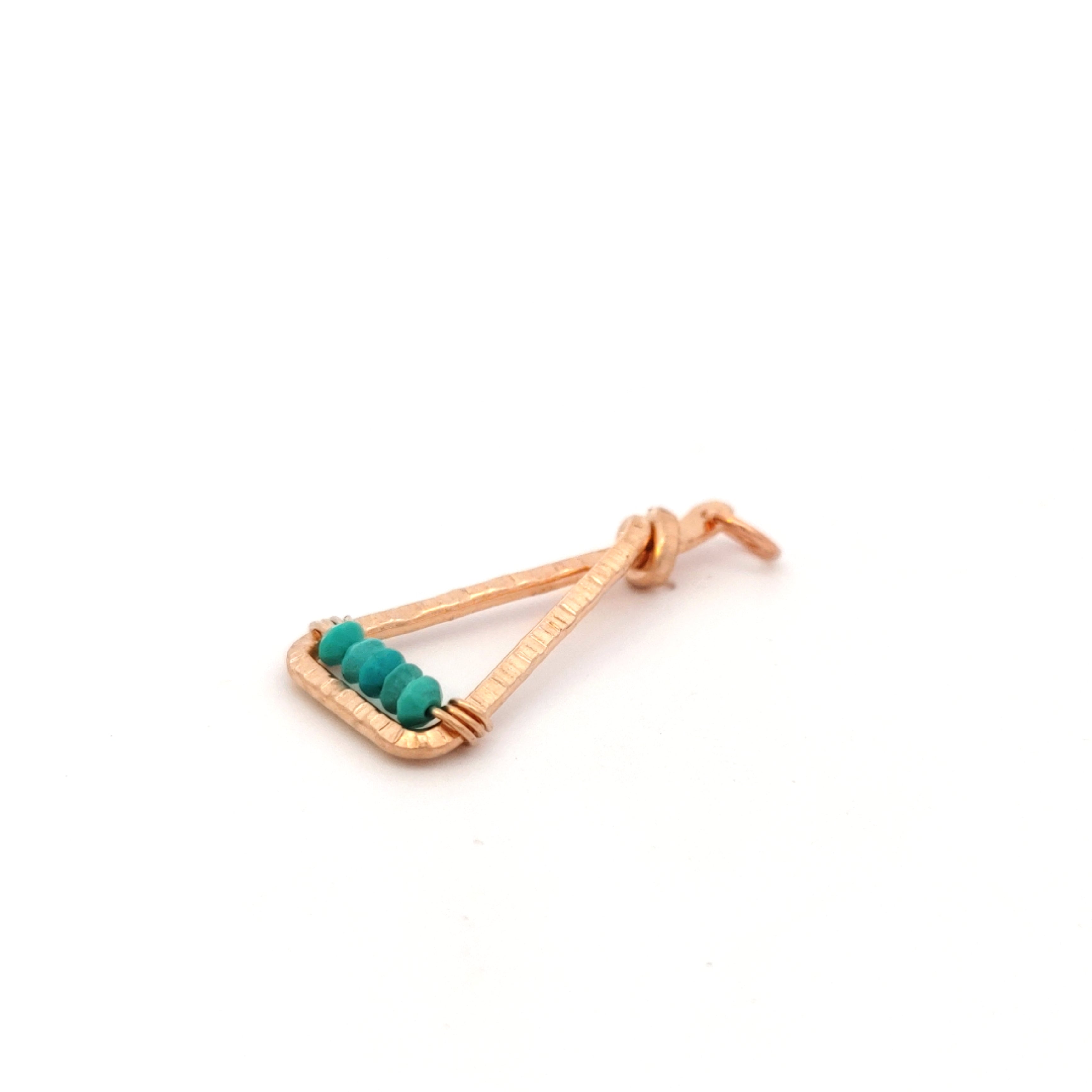 Triangle Turquoise Pendant