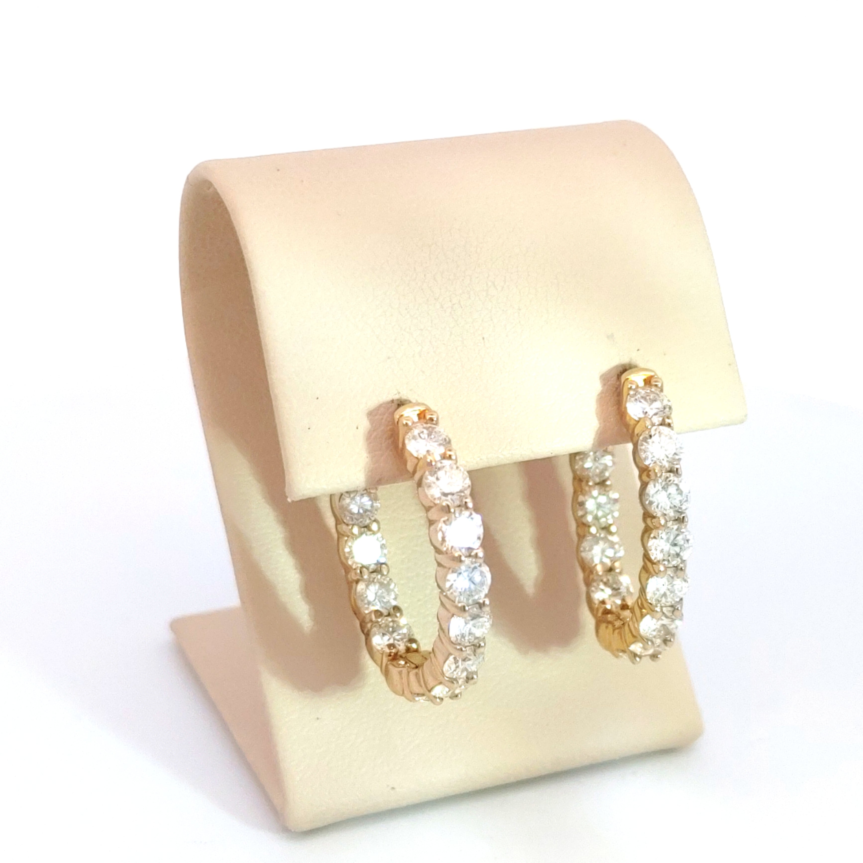 4.25ctw Diamond Hoops