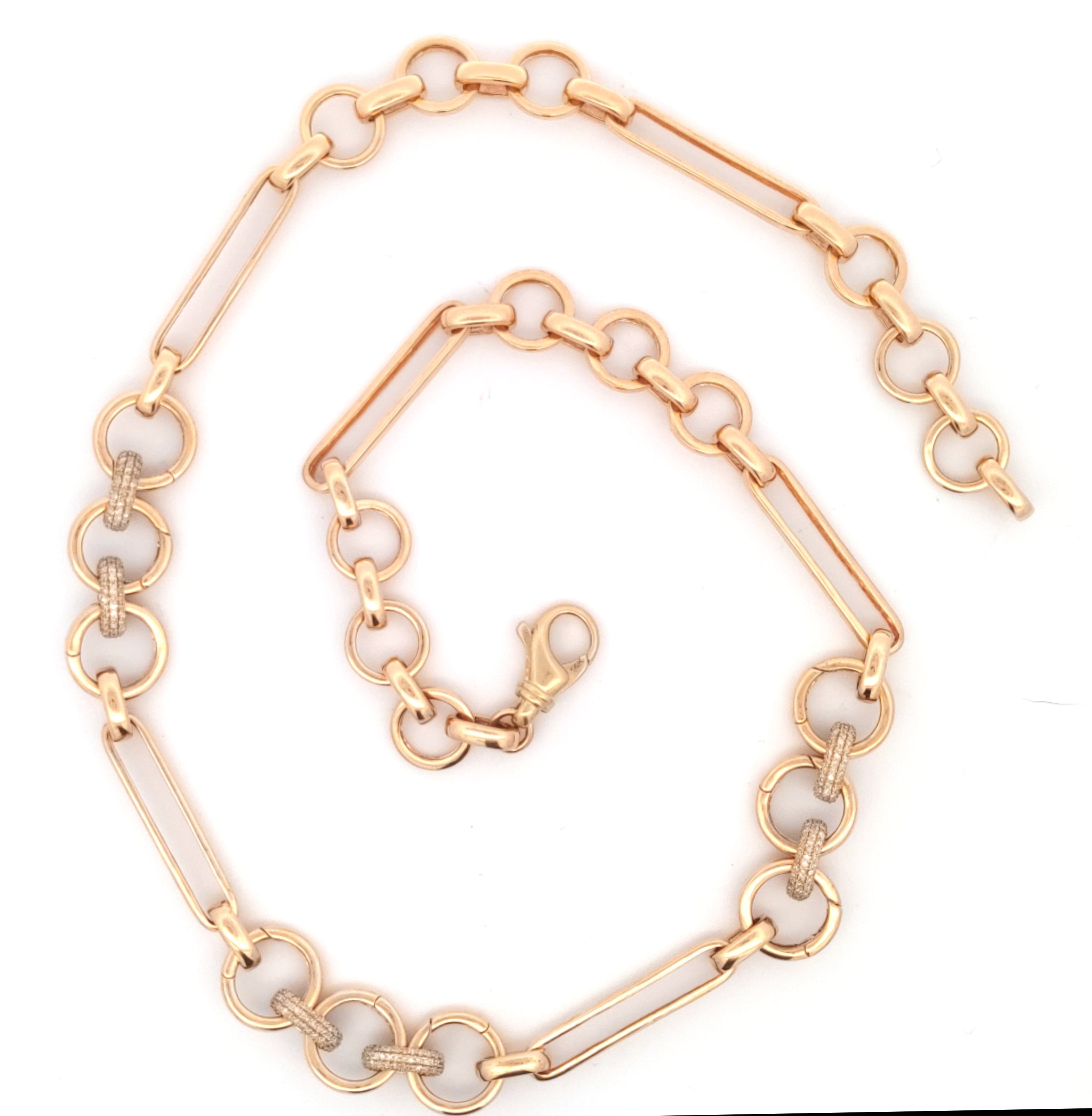 Diamond link and Carabiner Chain