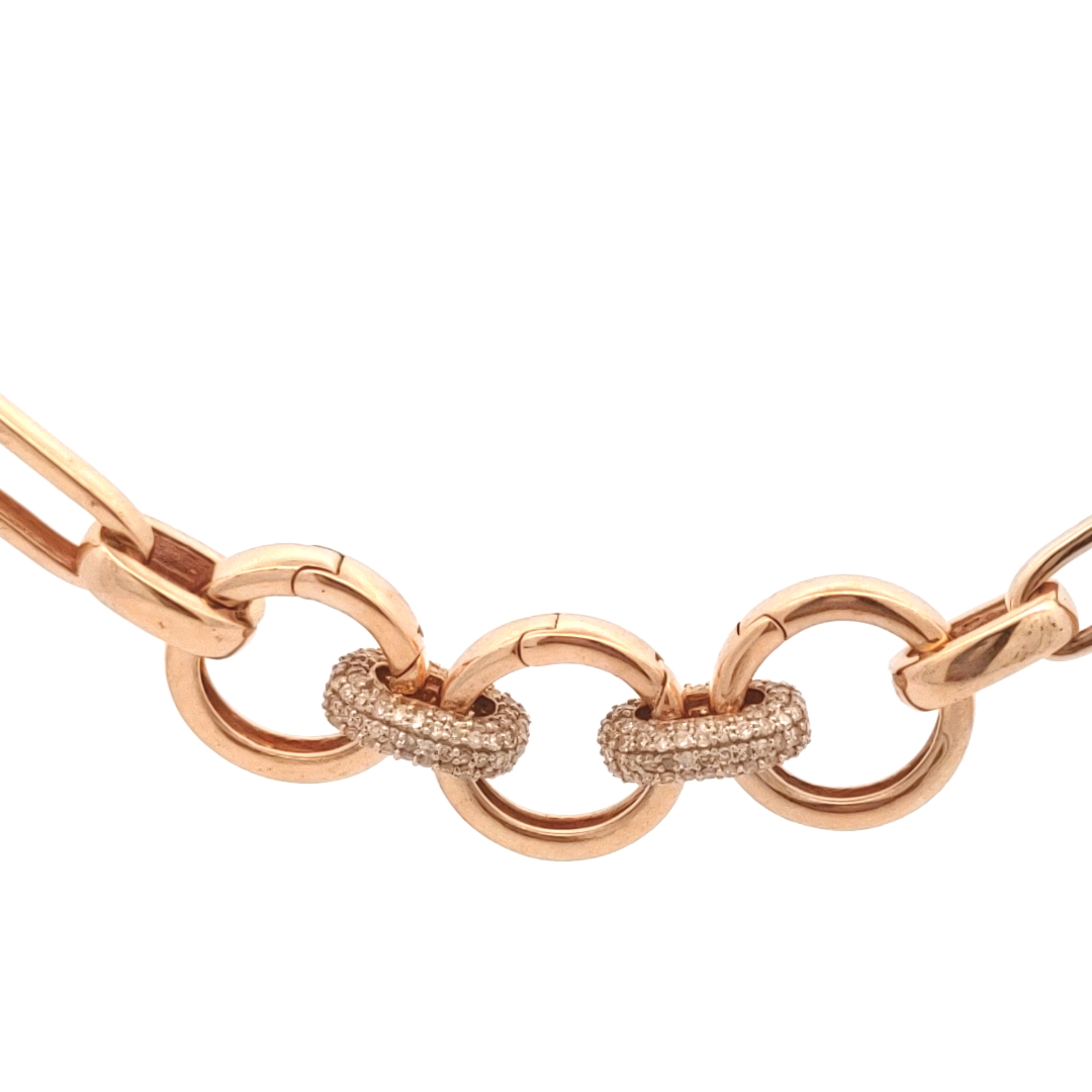 Diamond link and Carabiner Chain