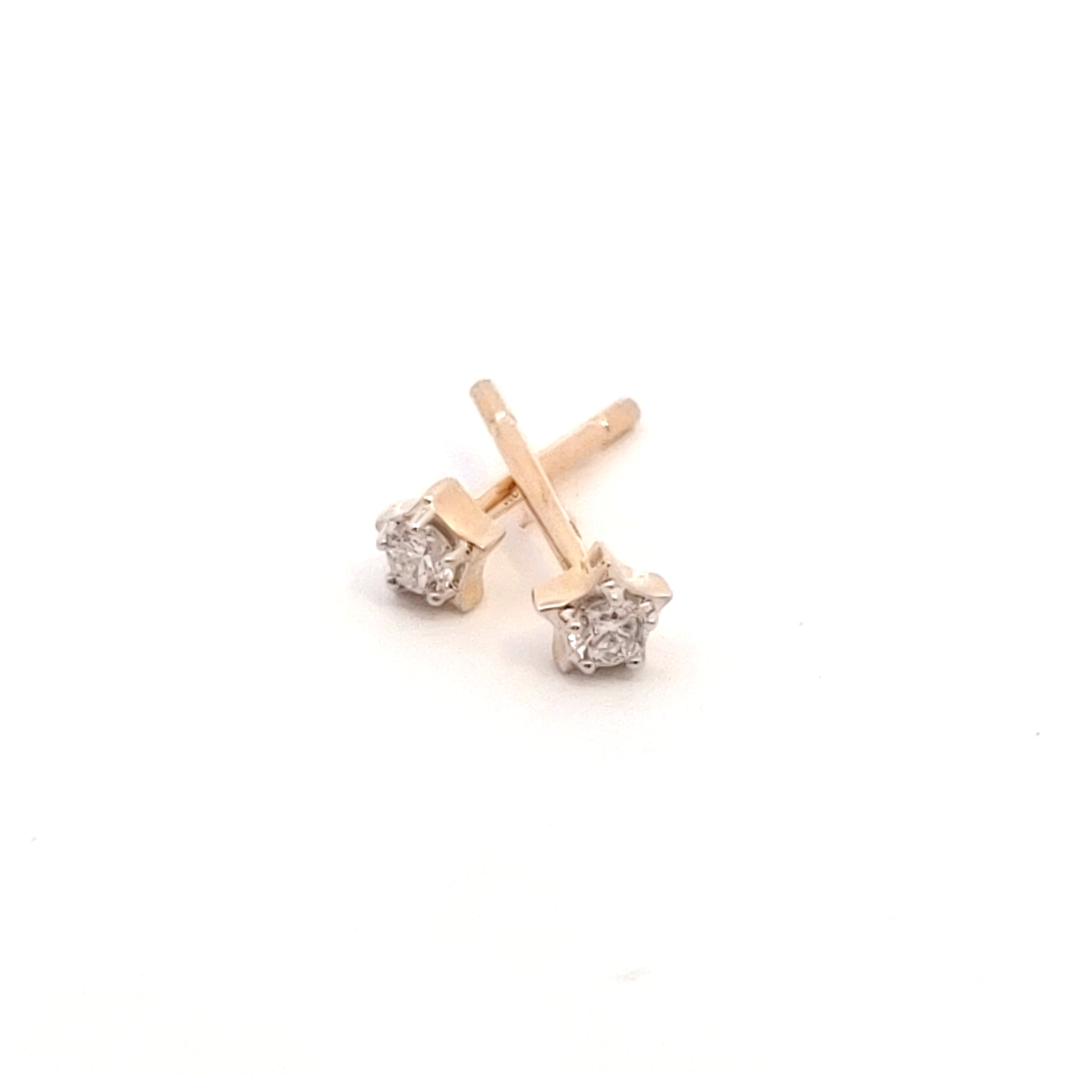 Diamond Star Stud Earrings