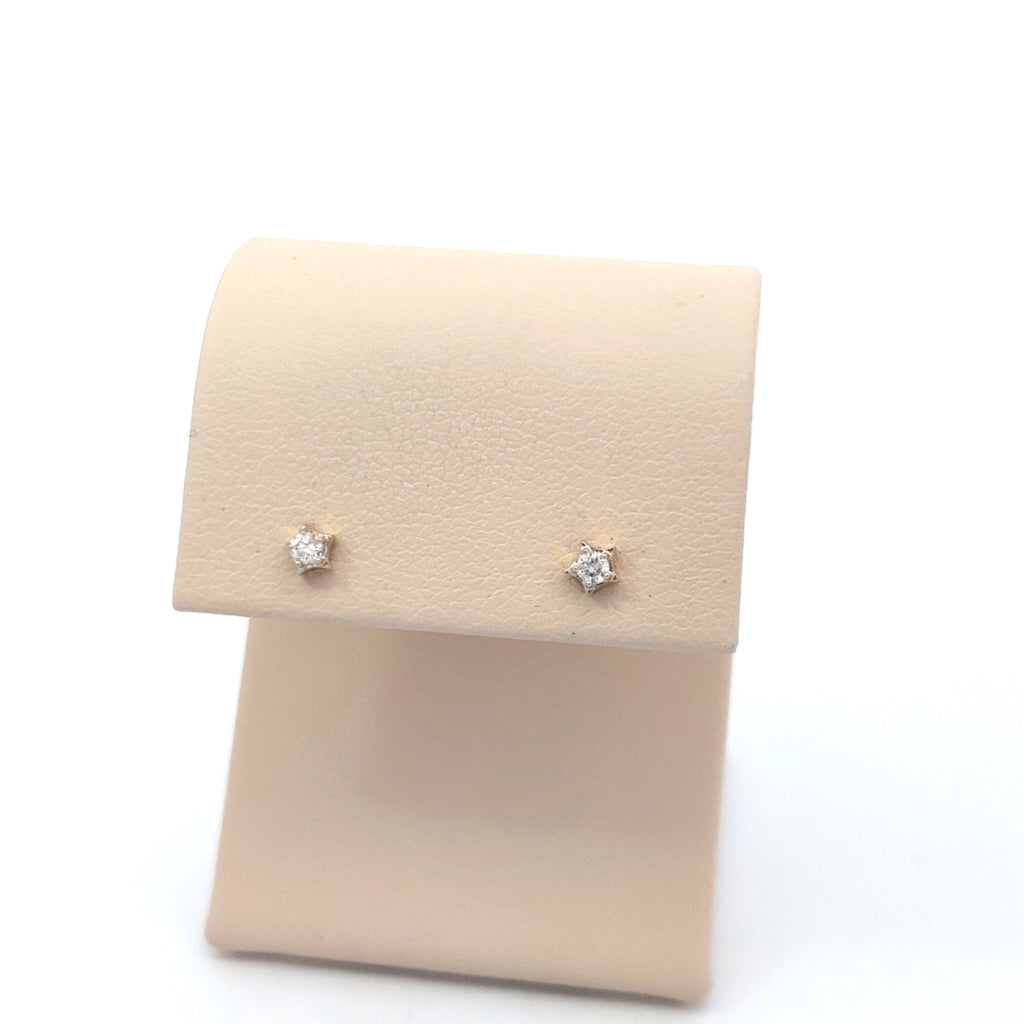 Diamond Star Stud Earrings