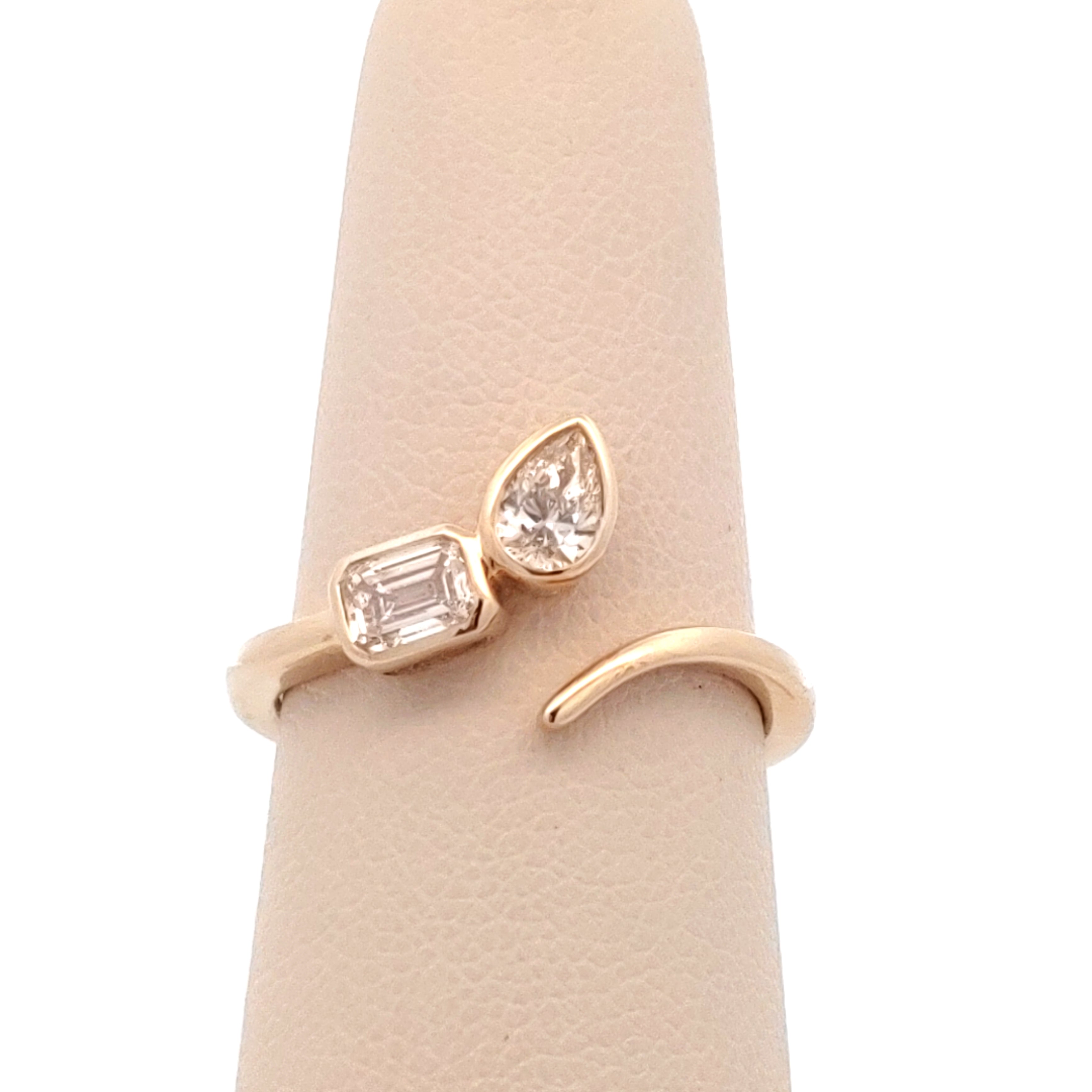 Bezel Cluster Diamond Wrap Ring