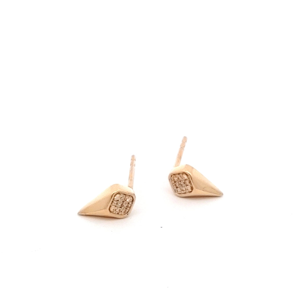 Pave Diamond Dagger Studs