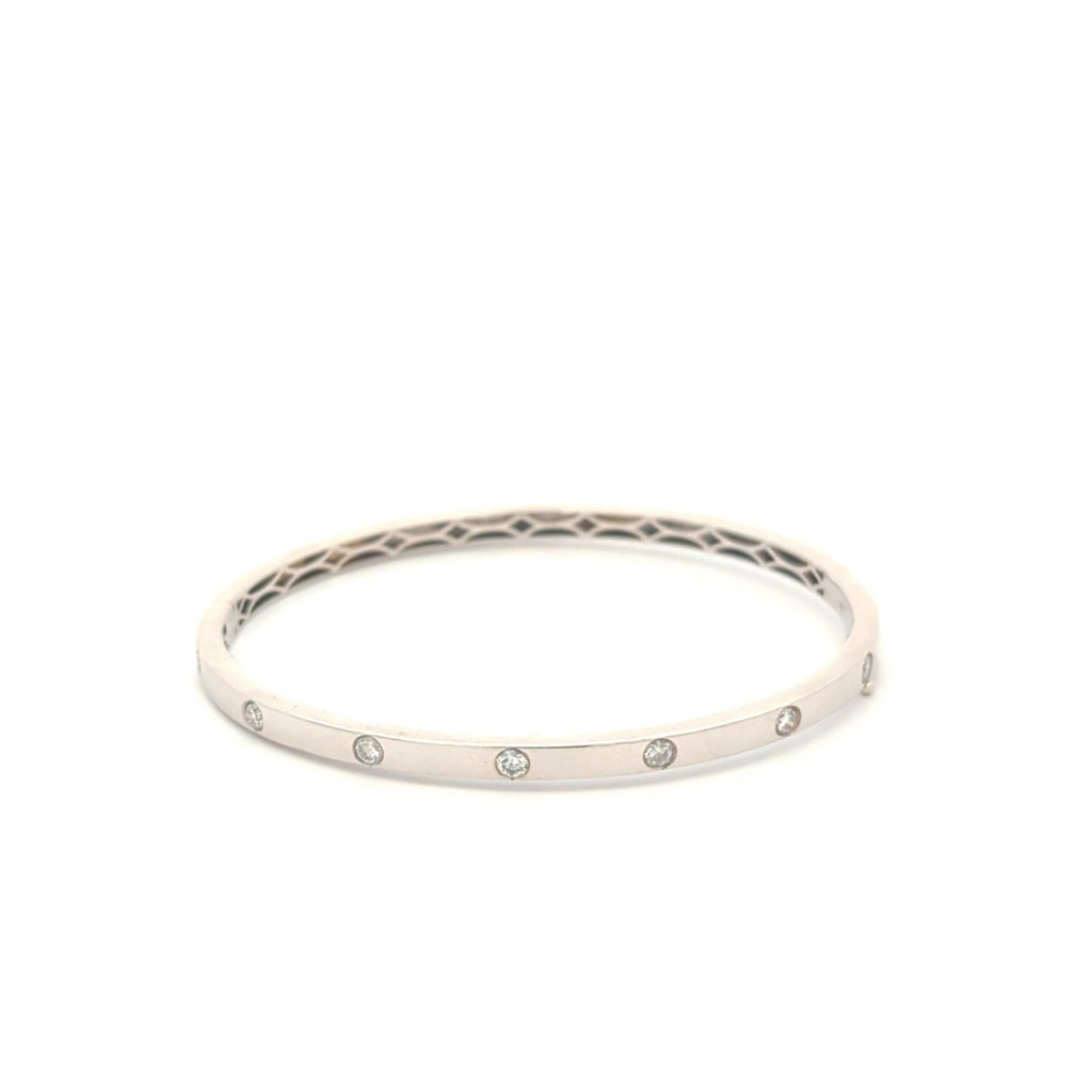 Petite Diamond Inlay Bangle