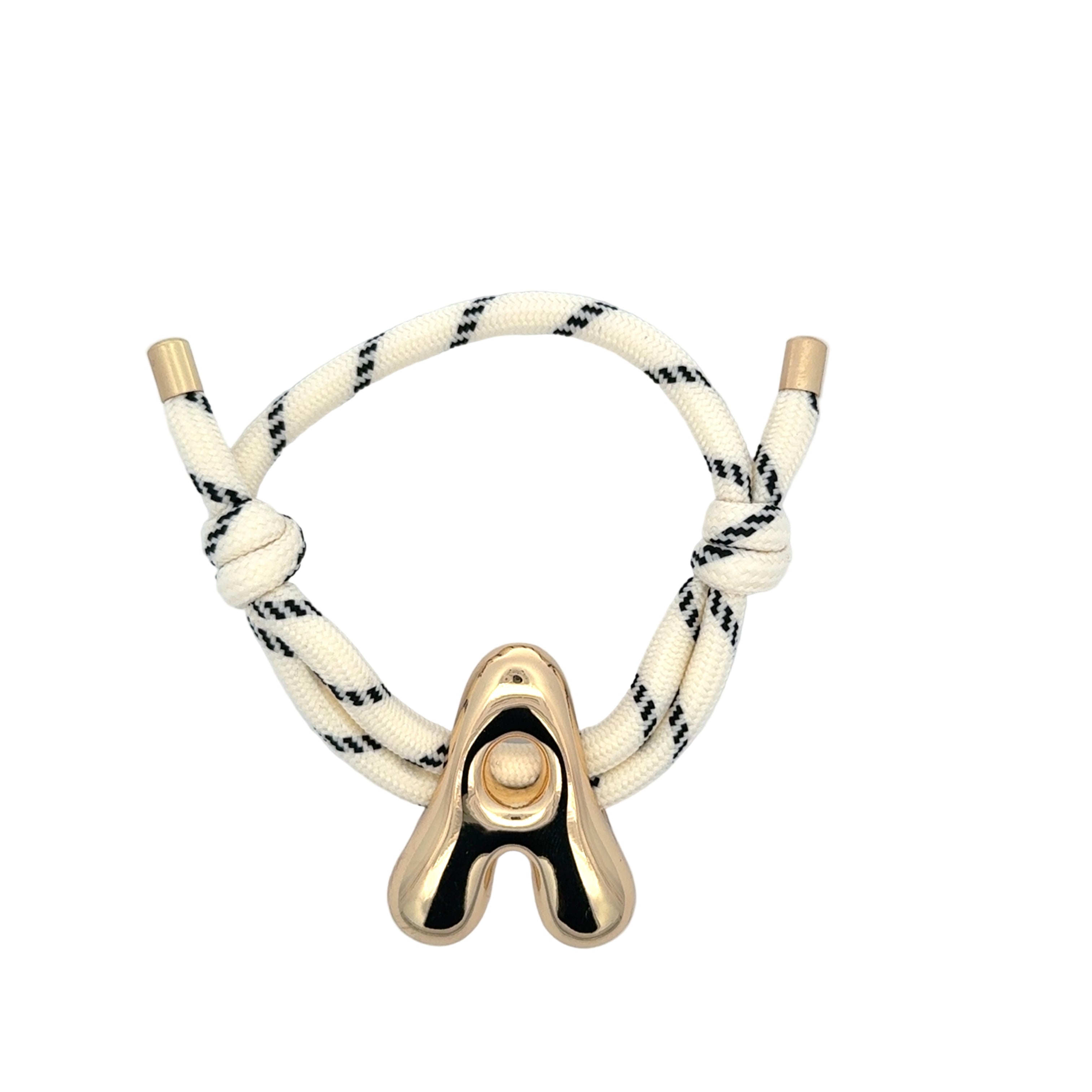 Large Letter Cord Bracelet