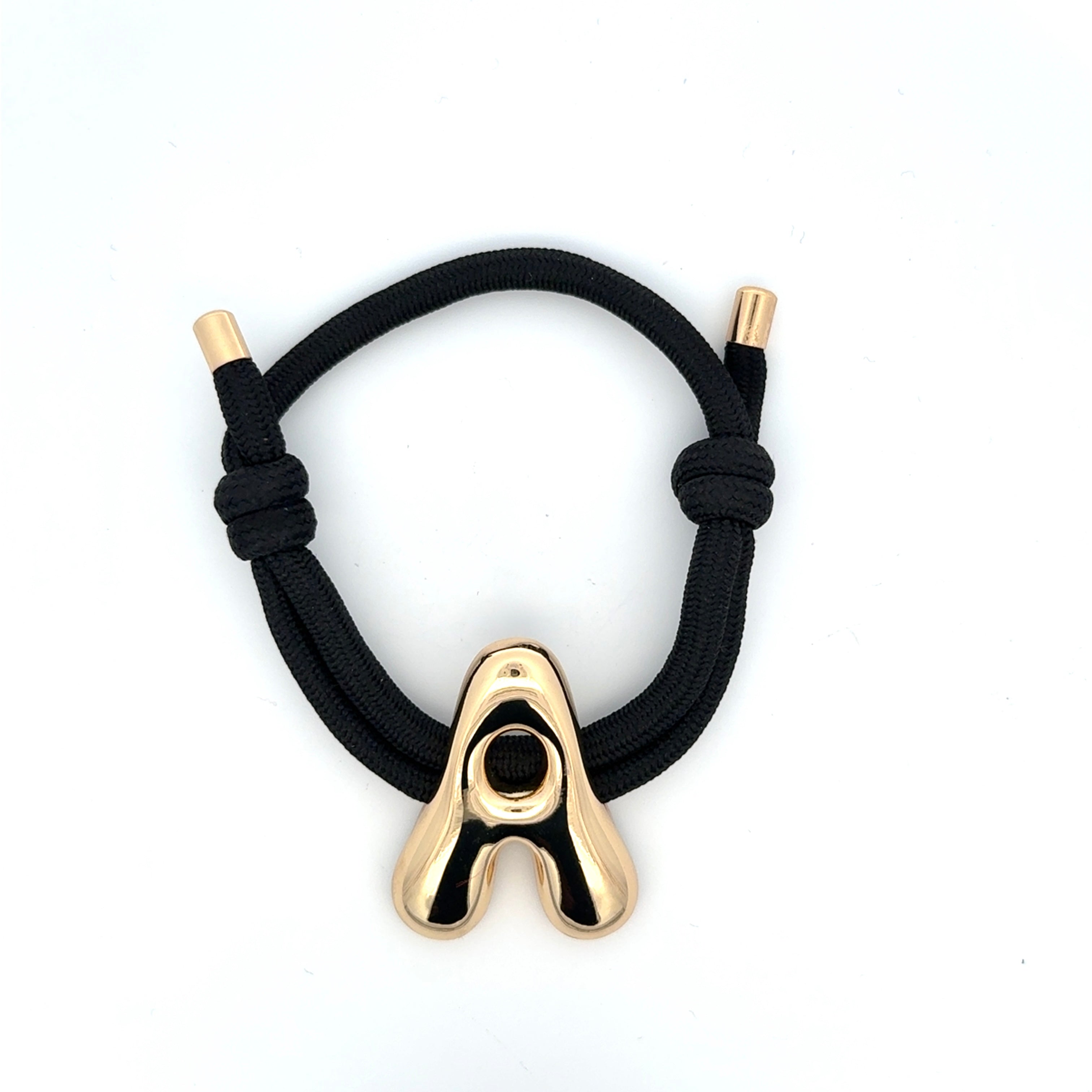 Large Letter Cord Bracelet