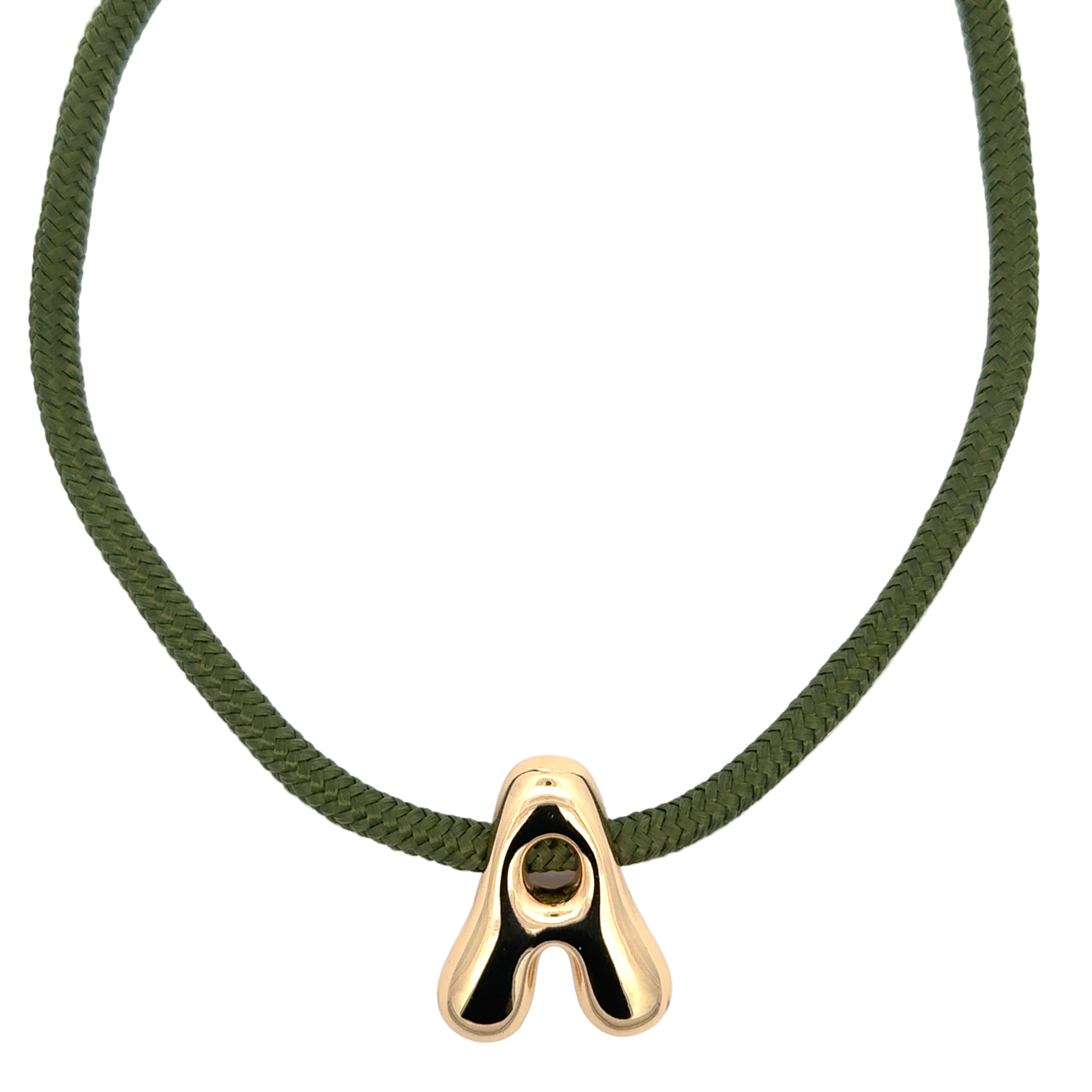 Bubble Letter Cord Necklace